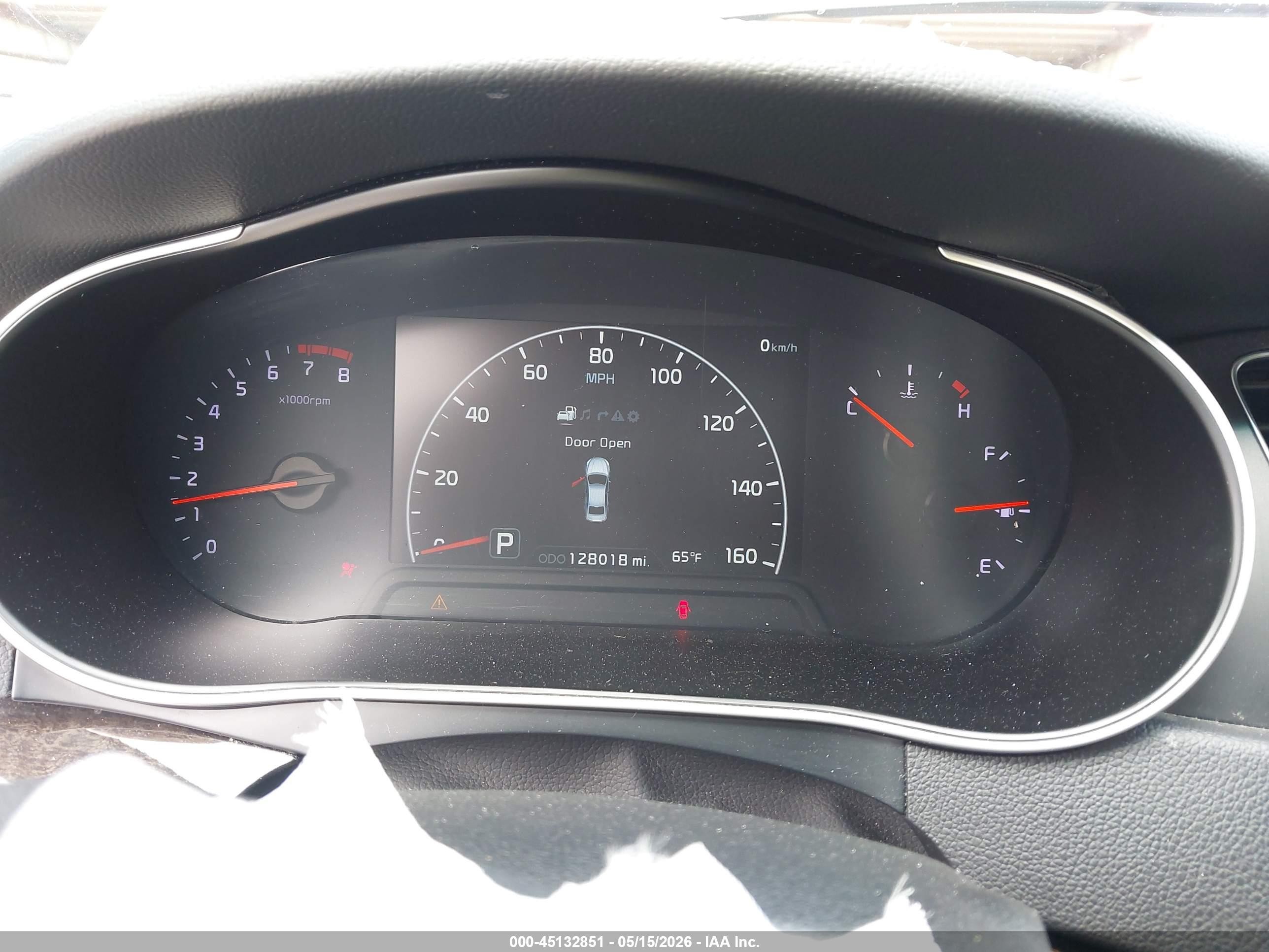 2015 Kia Cadenza Premium Gray vin: KNALN4D74F5173199