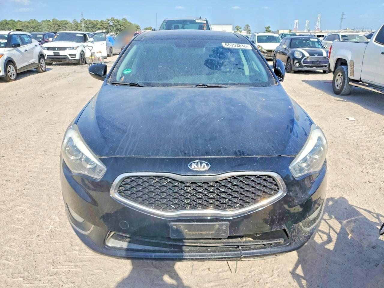 2015 Kia Cadenza Premium Black vin: KNALN4D74F5176670