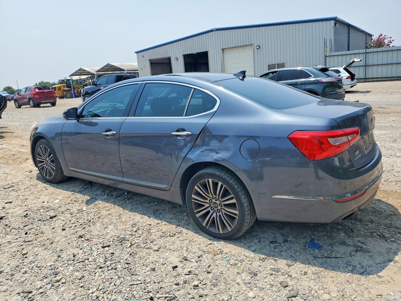 2015 Kia Cadenza Premium Gray vin: KNALN4D74F5196899