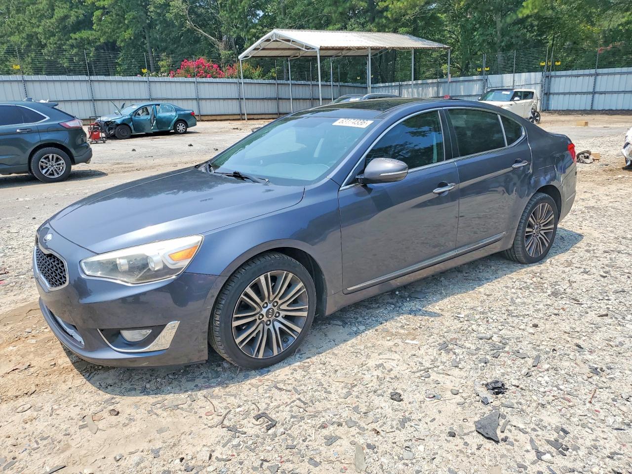 2015 Kia Cadenza Premium Gray vin: KNALN4D74F5196899