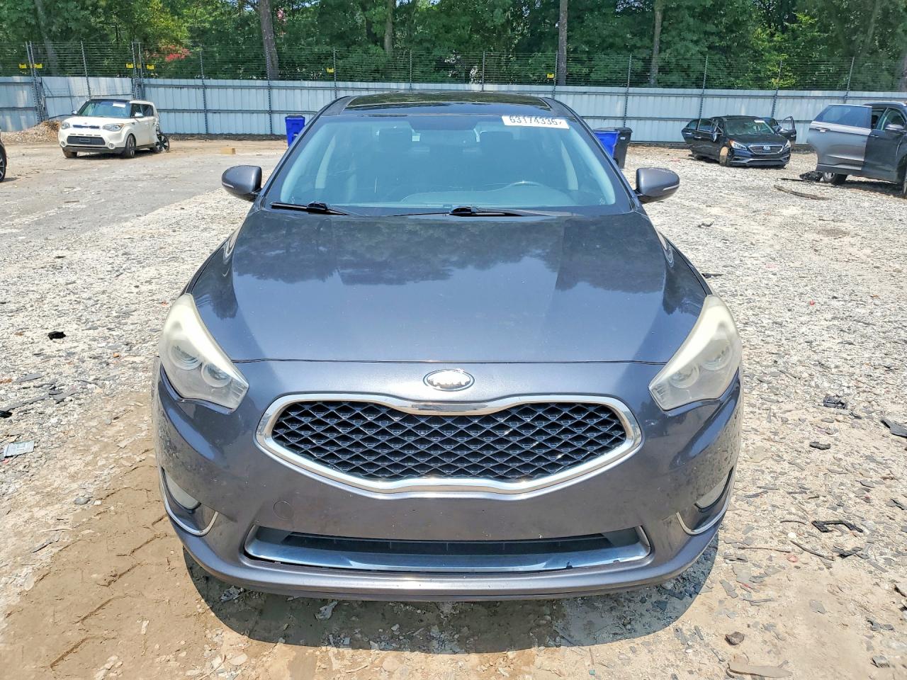 2015 Kia Cadenza Premium Gray vin: KNALN4D74F5196899