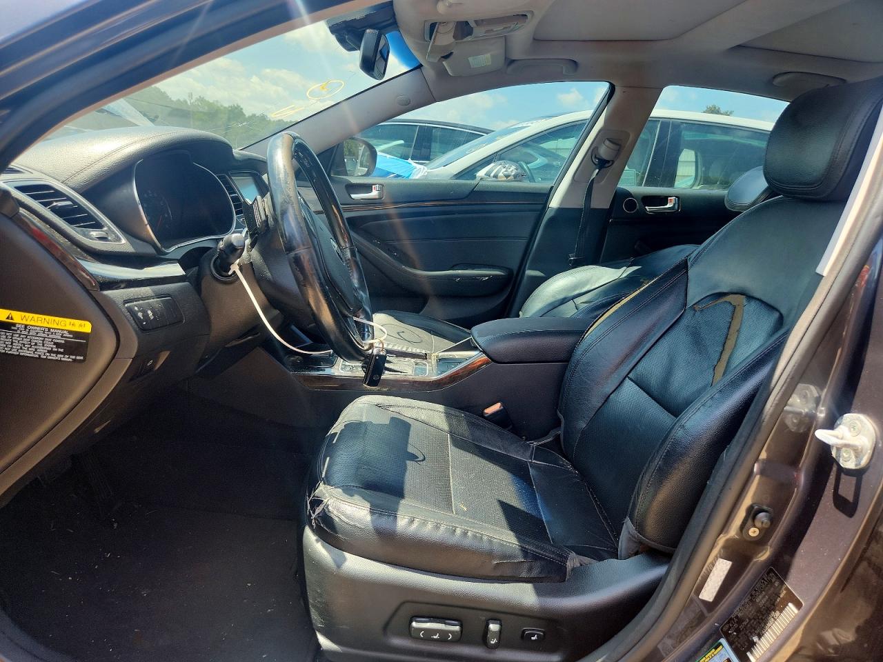 2015 Kia Cadenza Premium Gray vin: KNALN4D74F5196899