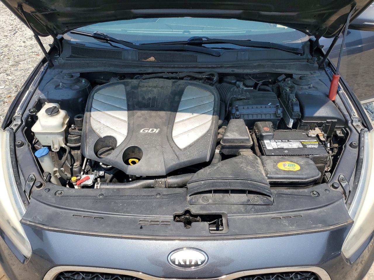 2015 Kia Cadenza Premium Gray vin: KNALN4D74F5196899