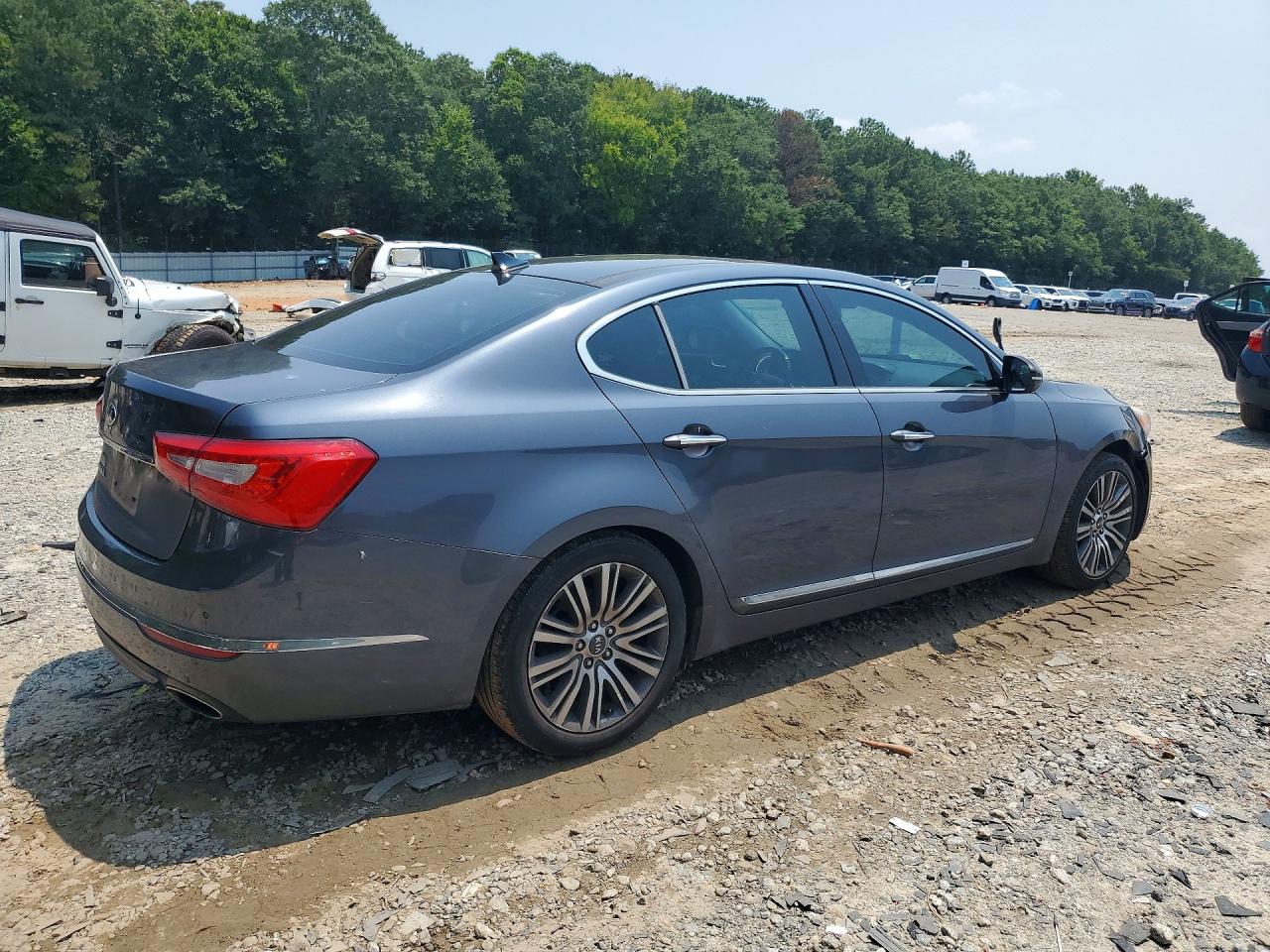 2015 Kia Cadenza Premium Gray vin: KNALN4D74F5196899