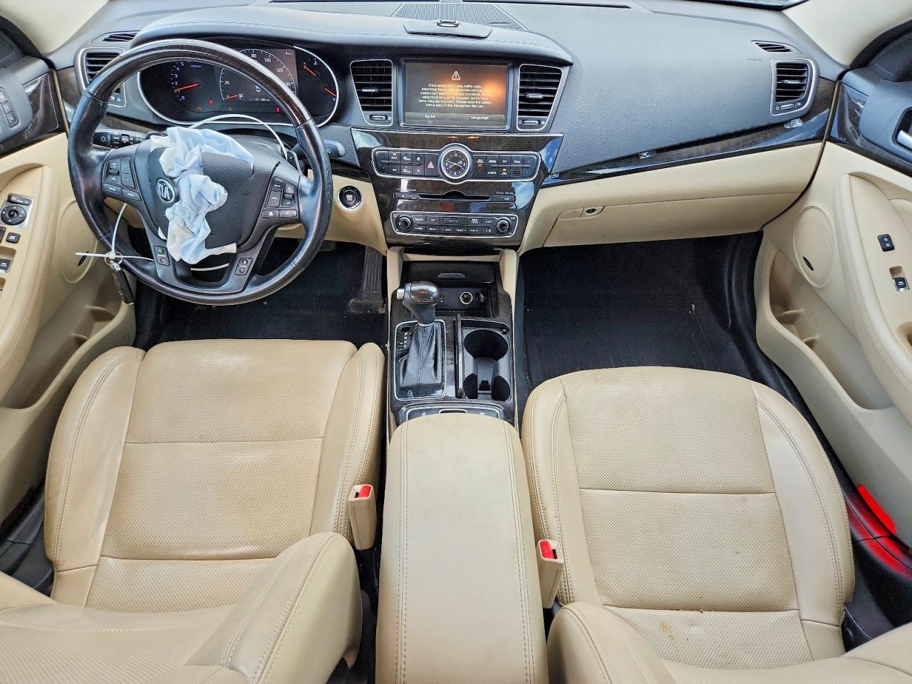 2014 Kia Cadenza Premium Blue vin: KNALN4D75E5124950