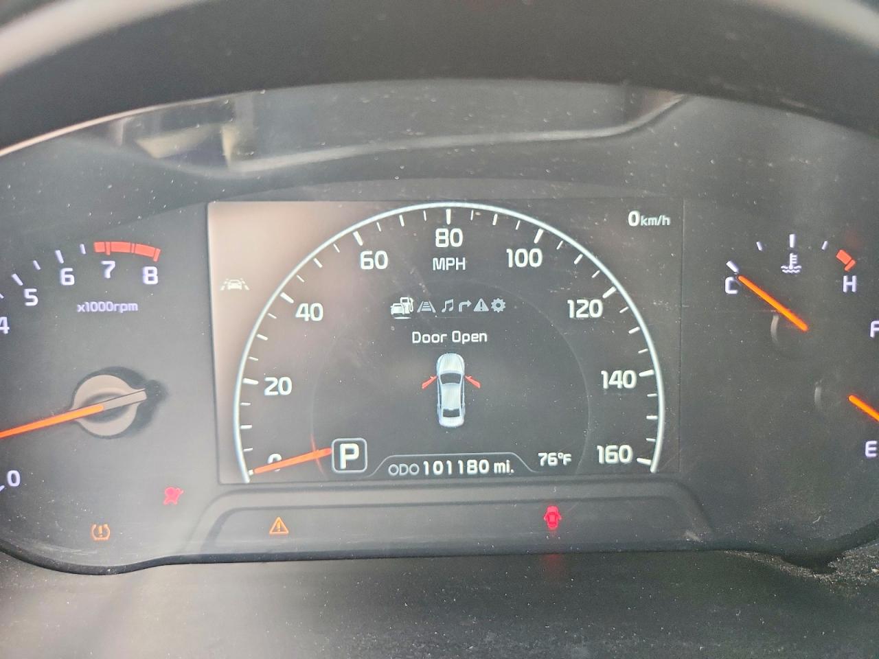 2014 Kia Cadenza Premium Blue vin: KNALN4D75E5124950