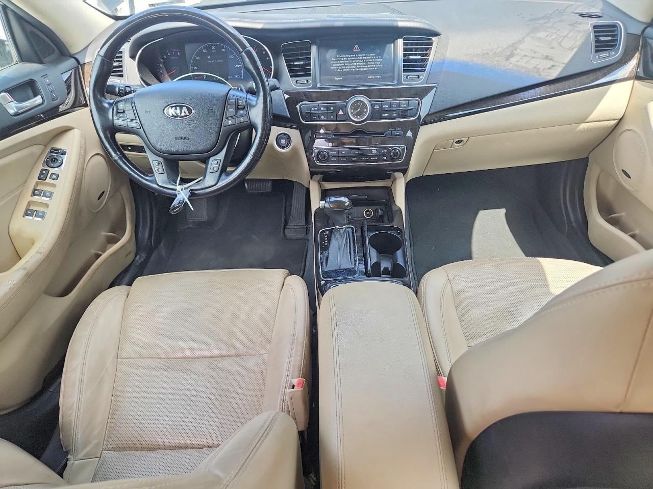2014 Kia Cadenza Premium Black vin: KNALN4D75E5131154