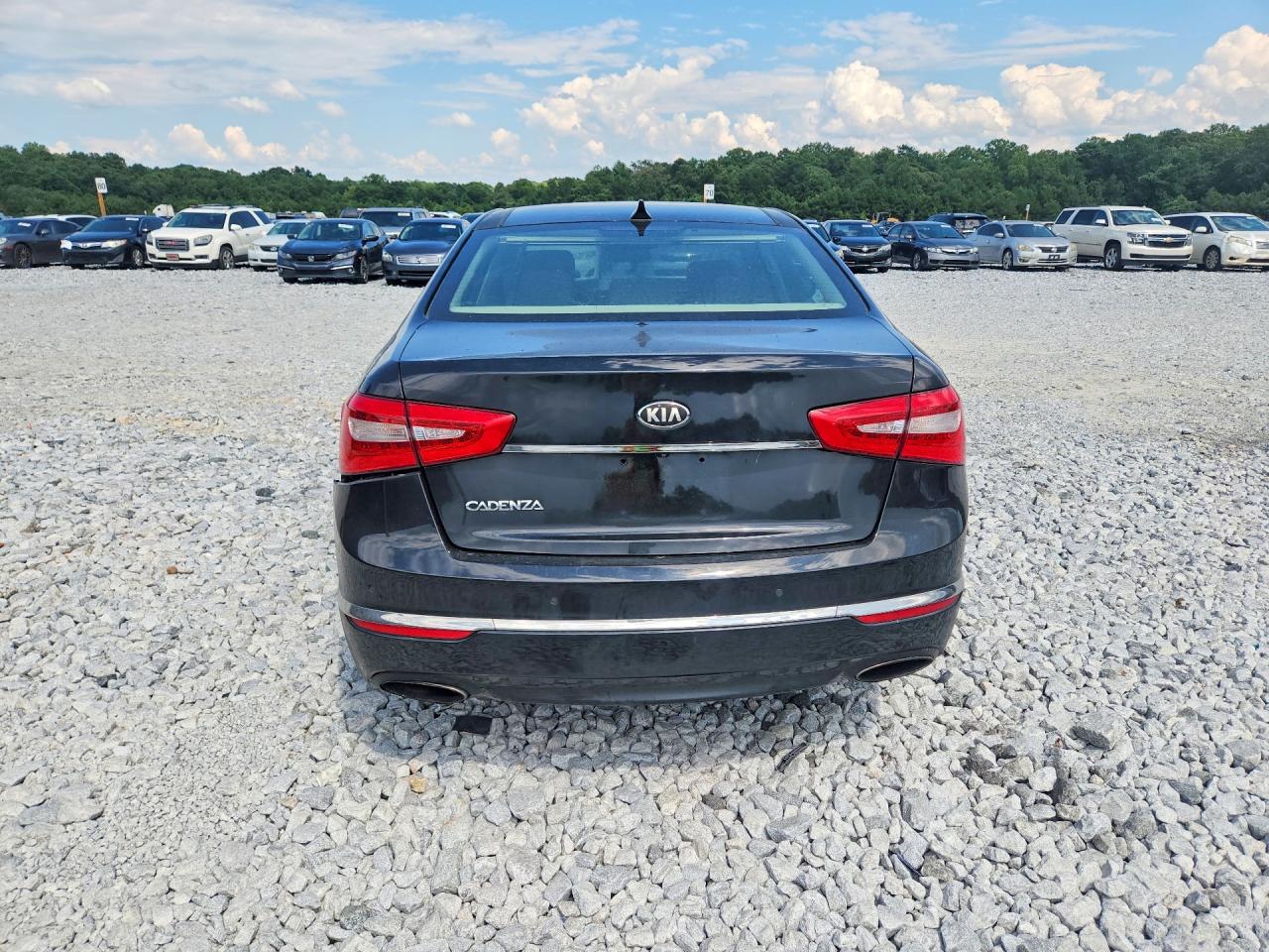 2014 Kia Cadenza Premium Black vin: KNALN4D75E5131154