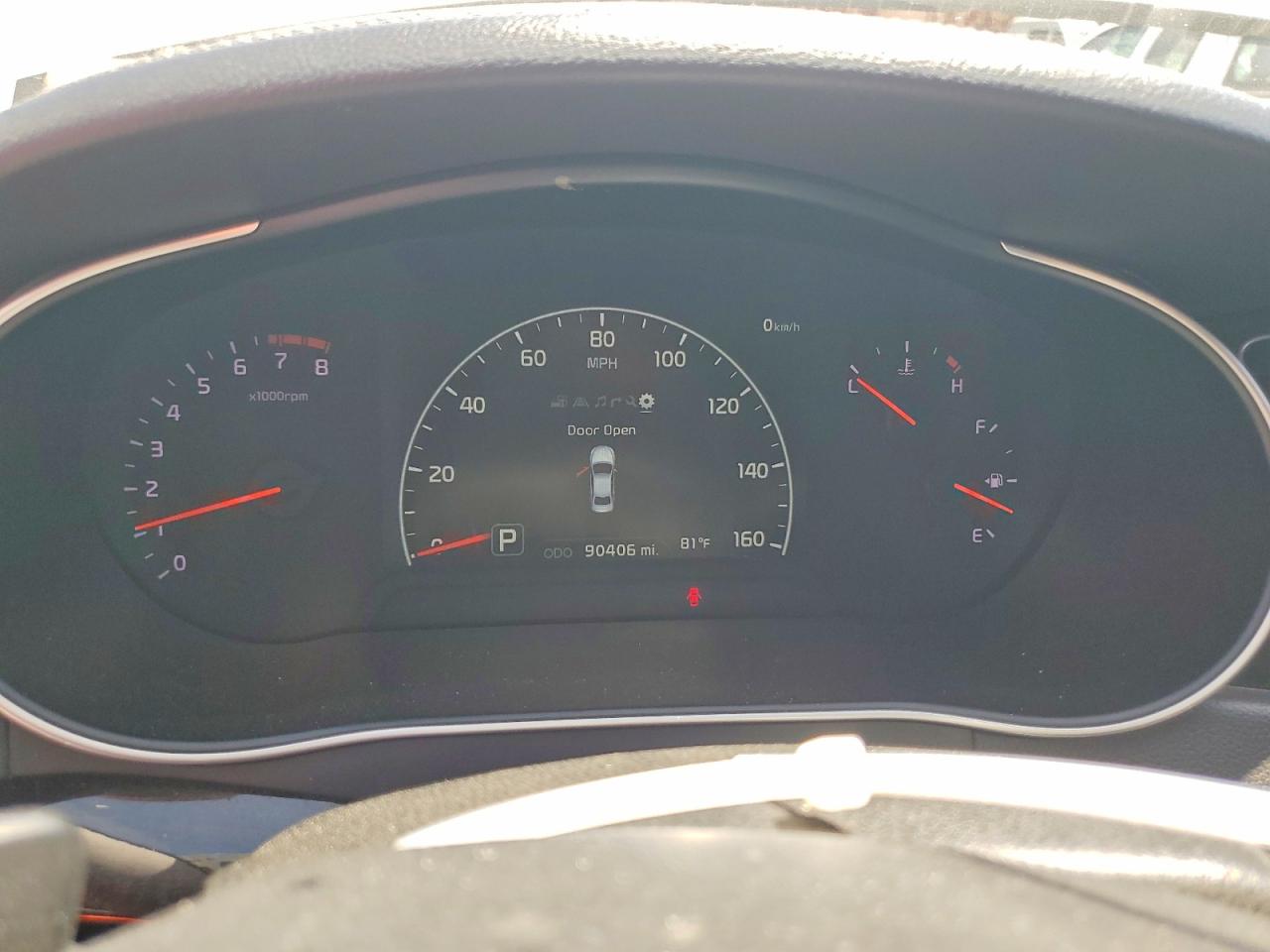 2014 Kia Cadenza Premium White vin: KNALN4D75E5131588