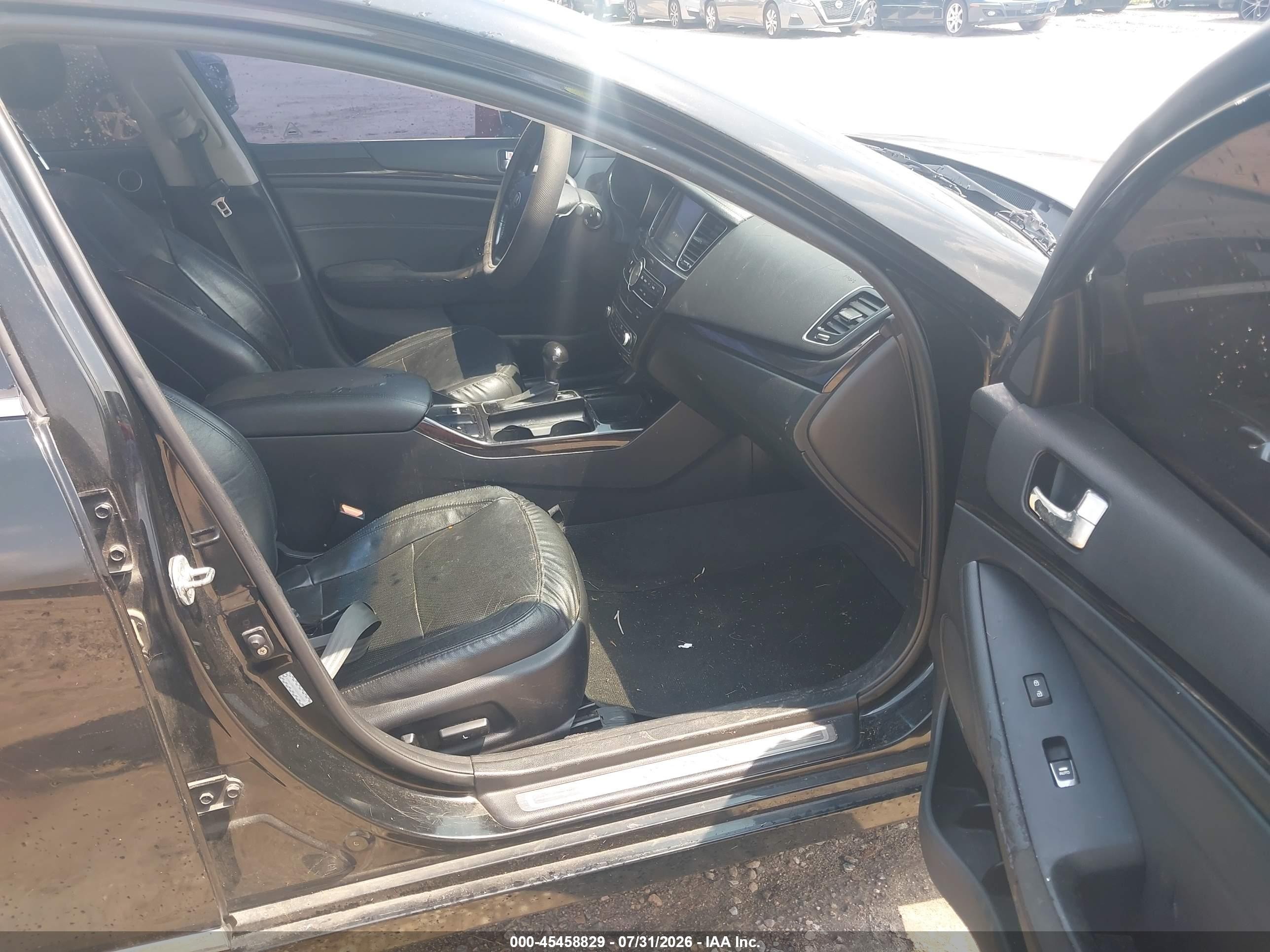 2014 Kia Cadenza Premium Черный vin: KNALN4D75E5144339