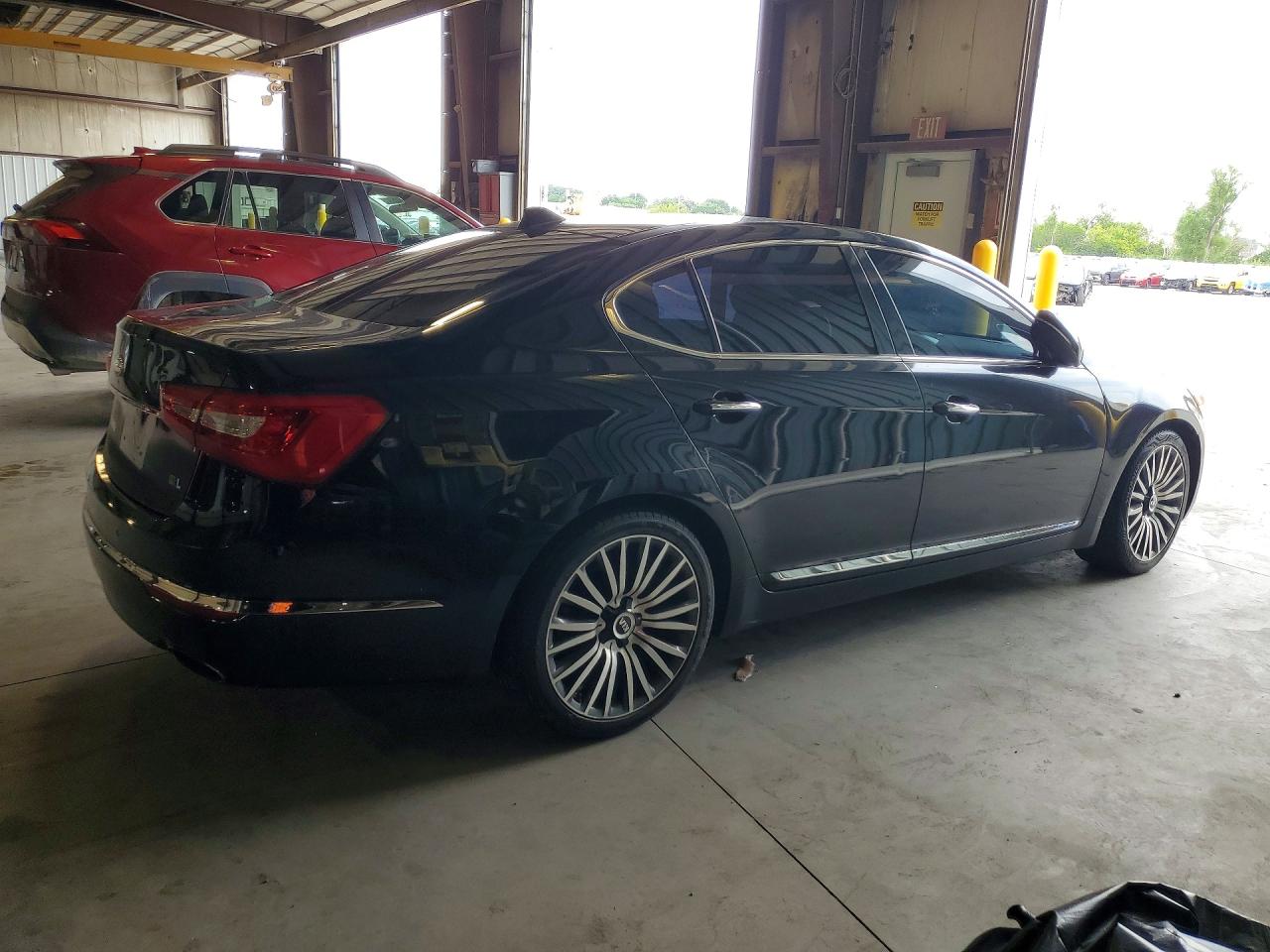 2014 Kia Cadenza Limited Black vin: KNALN4D75E5145166
