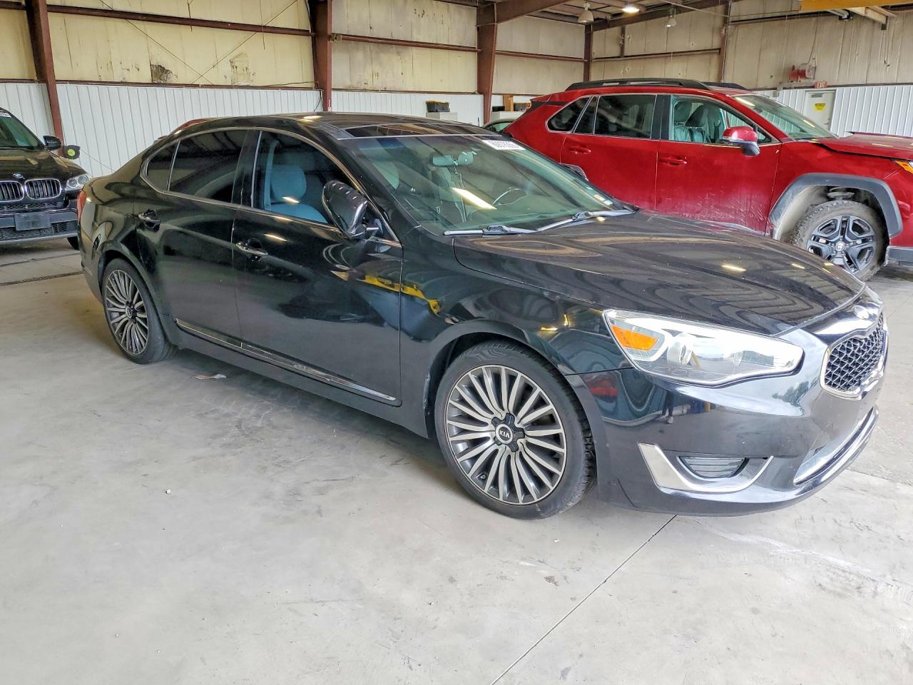 2014 Kia Cadenza Limited Black vin: KNALN4D75E5145166