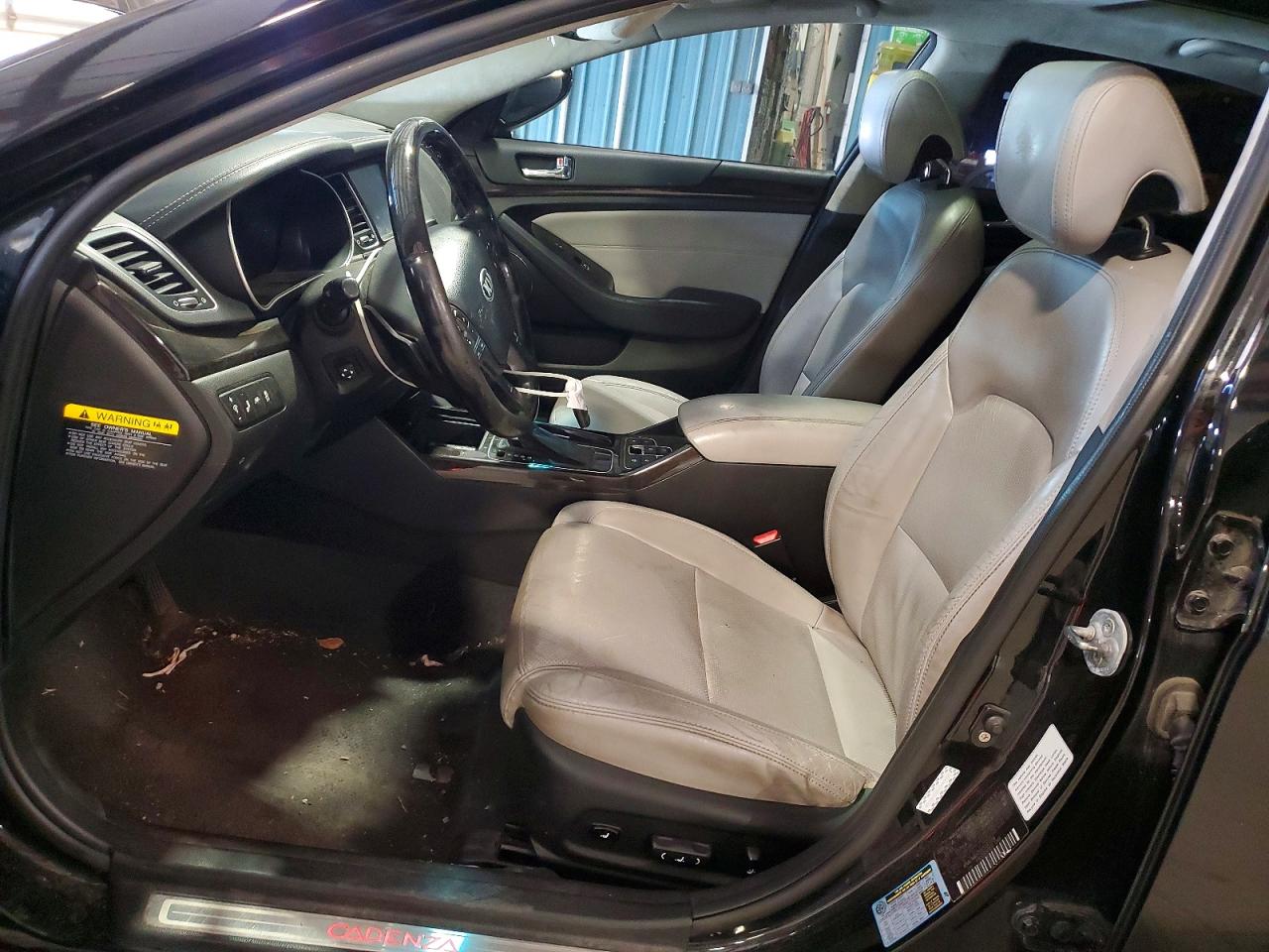2014 Kia Cadenza Limited Black vin: KNALN4D75E5145166