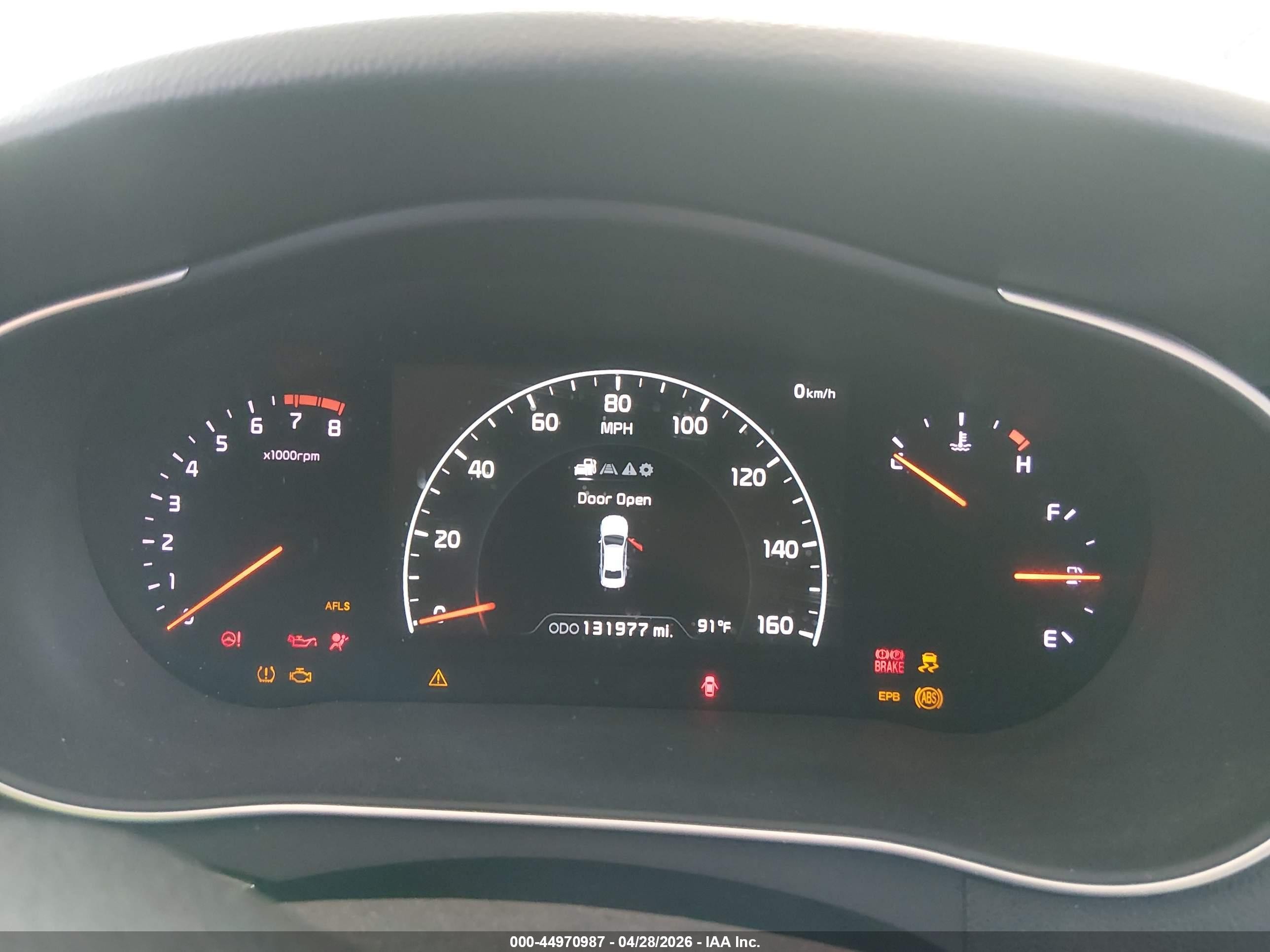 2014 Kia Cadenza Limited White vin: KNALN4D75E5151792