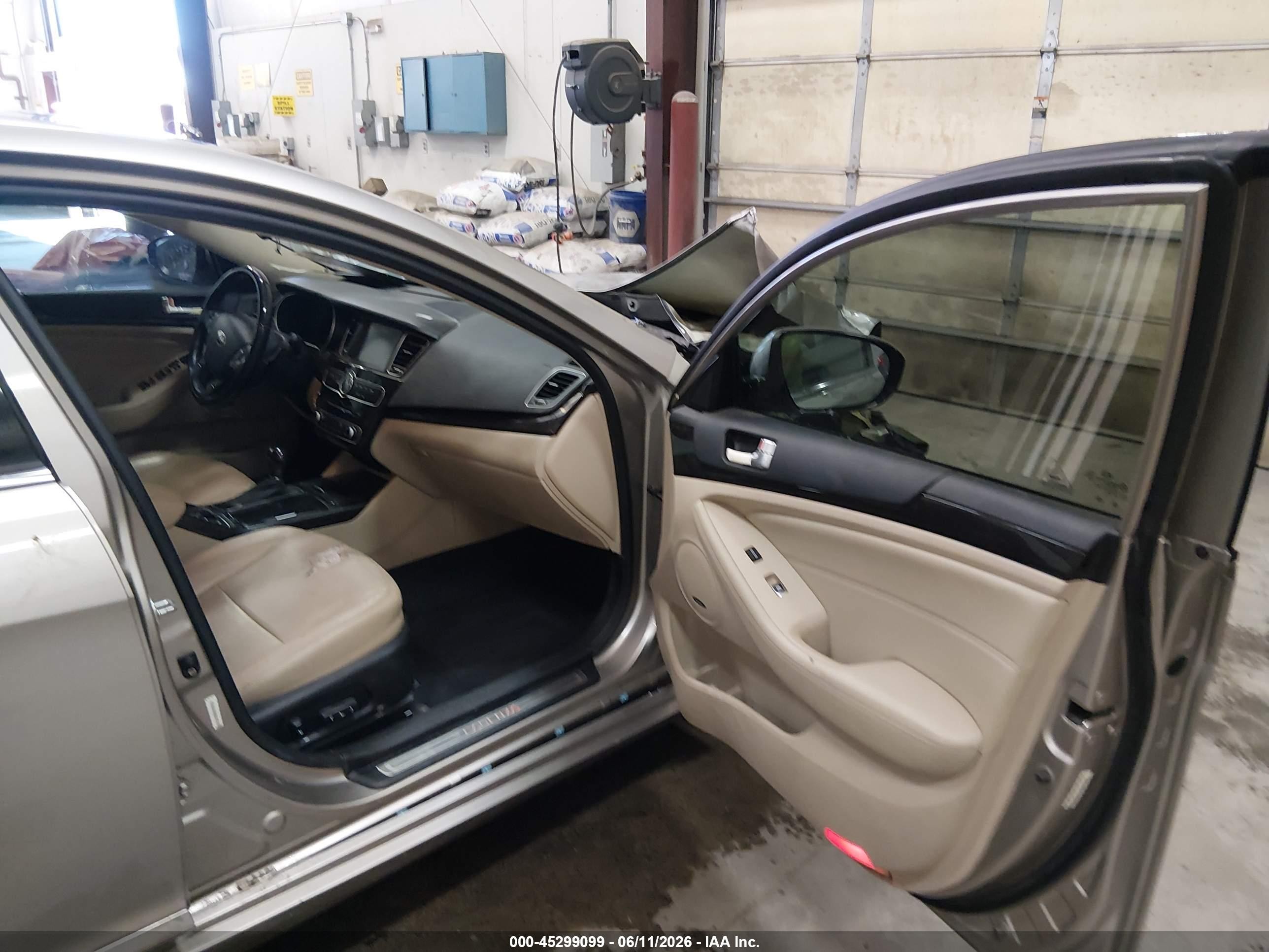 2015 Kia Cadenza Premium Silver vin: KNALN4D75F5171221