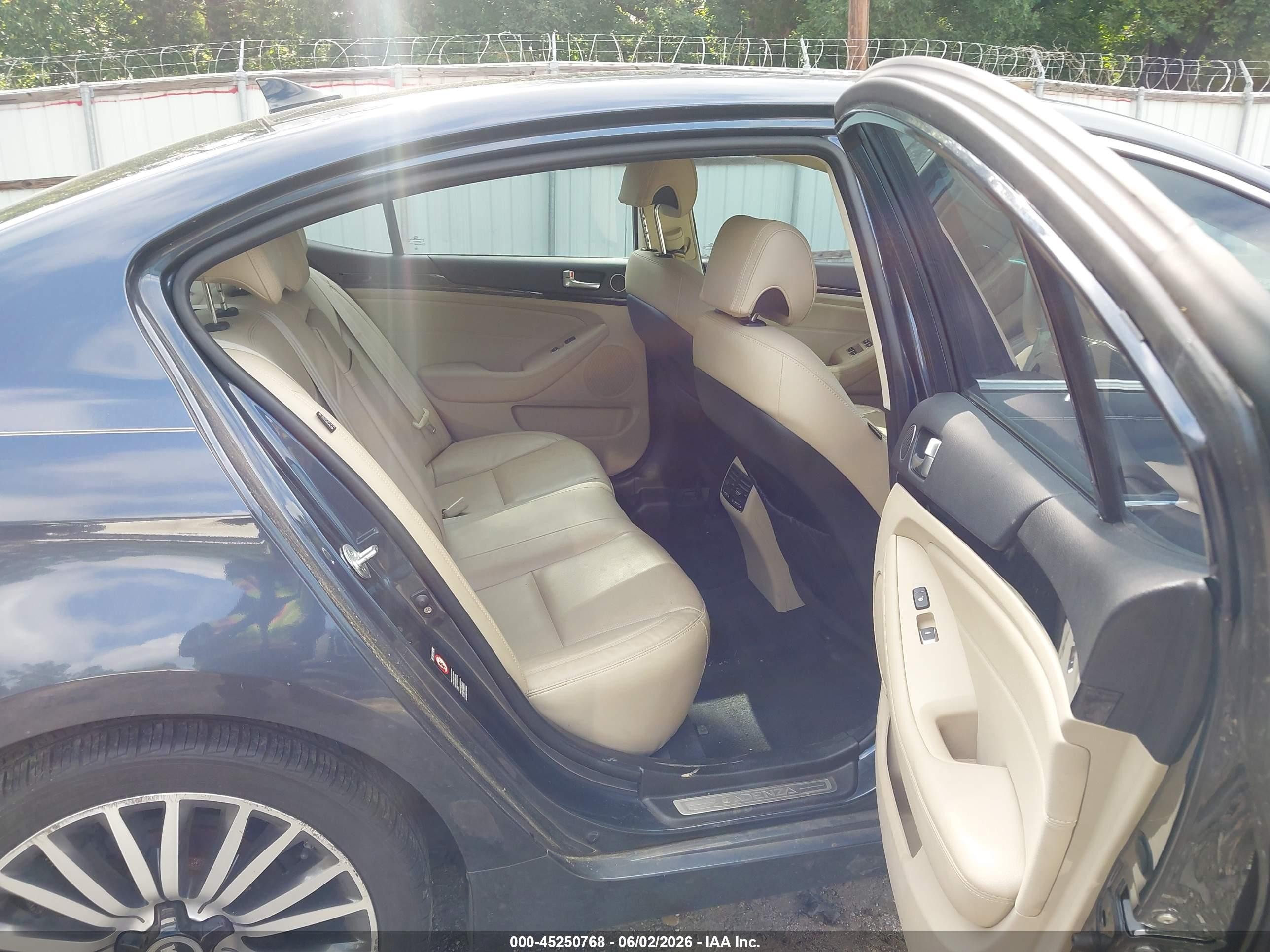 2015 Kia Cadenza Premium Light Blue vin: KNALN4D75F5192778