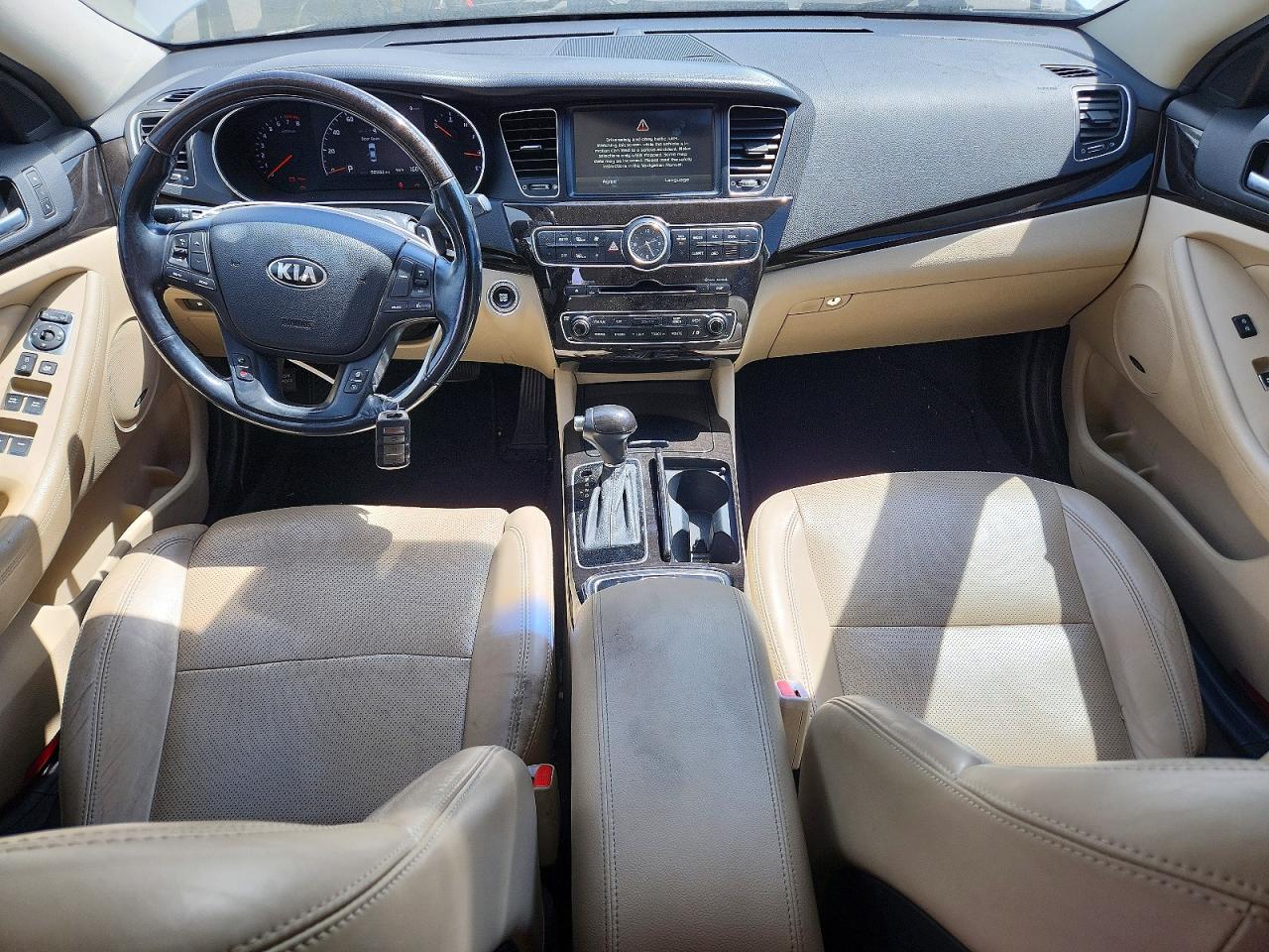 2014 Kia Cadenza Premium Белый vin: KNALN4D76E5137593