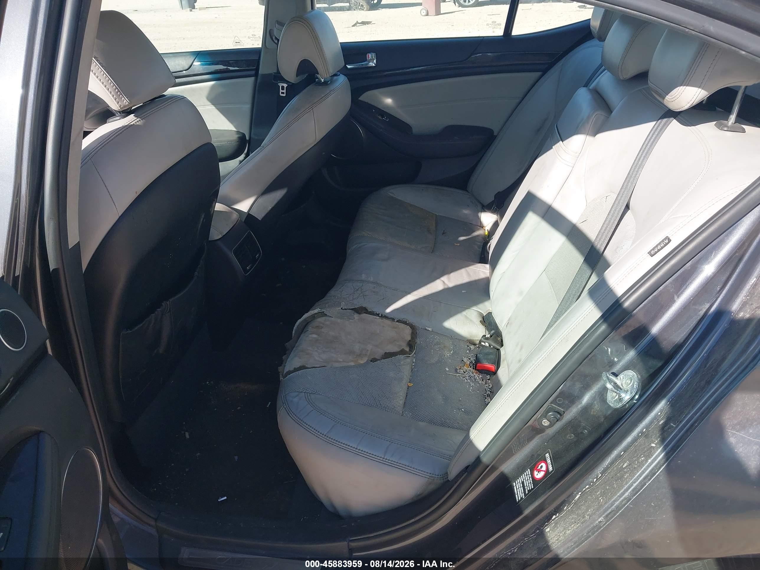 2014 Kia Cadenza Limited Gray vin: KNALN4D76E5145869
