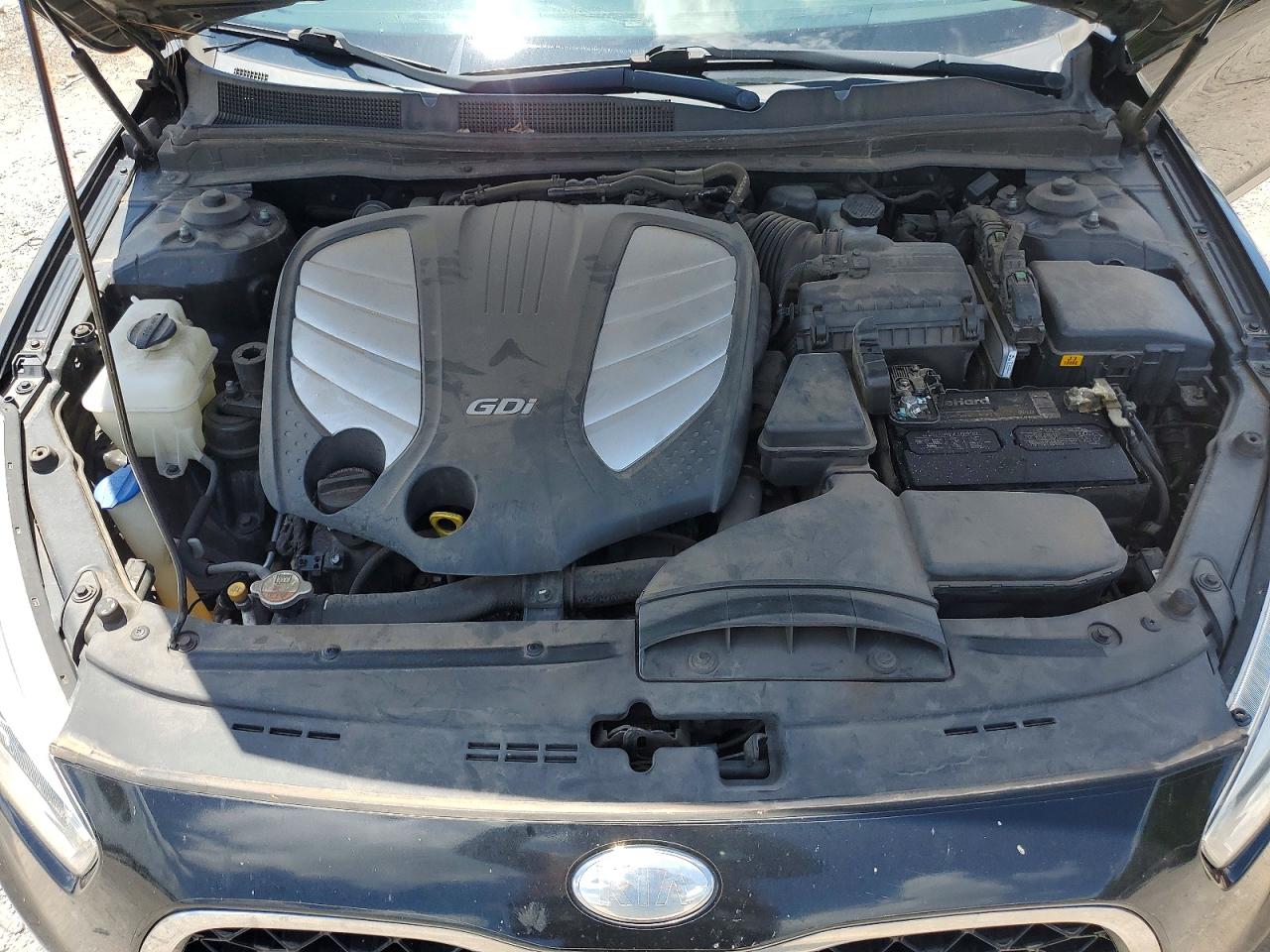 2014 Kia Cadenza Premium Black vin: KNALN4D76E5149047