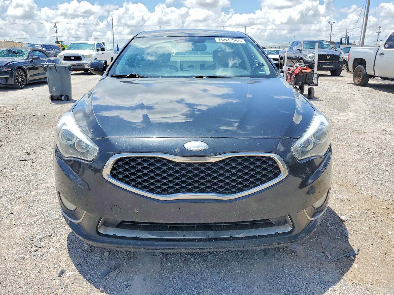 2014 Kia Cadenza Premium Black vin: KNALN4D76E5149047