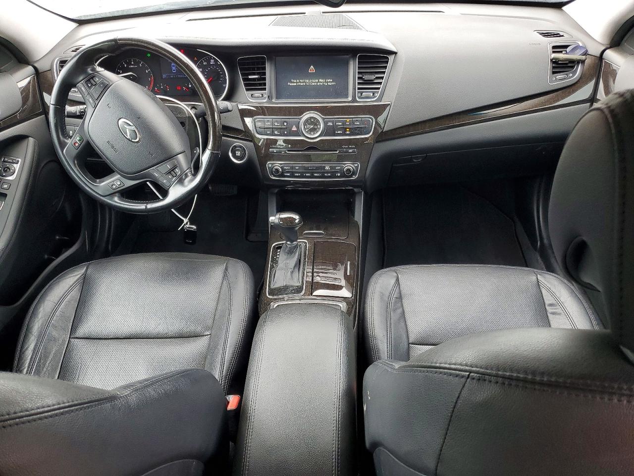 2015 Kia Cadenza Premium White vin: KNALN4D76F5168358