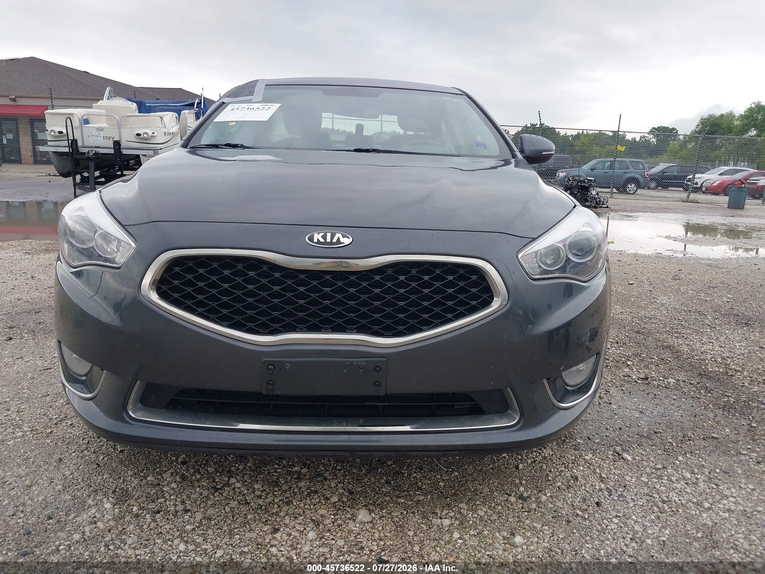 2015 Kia Cadenza Premium Black vin: KNALN4D76F5169395