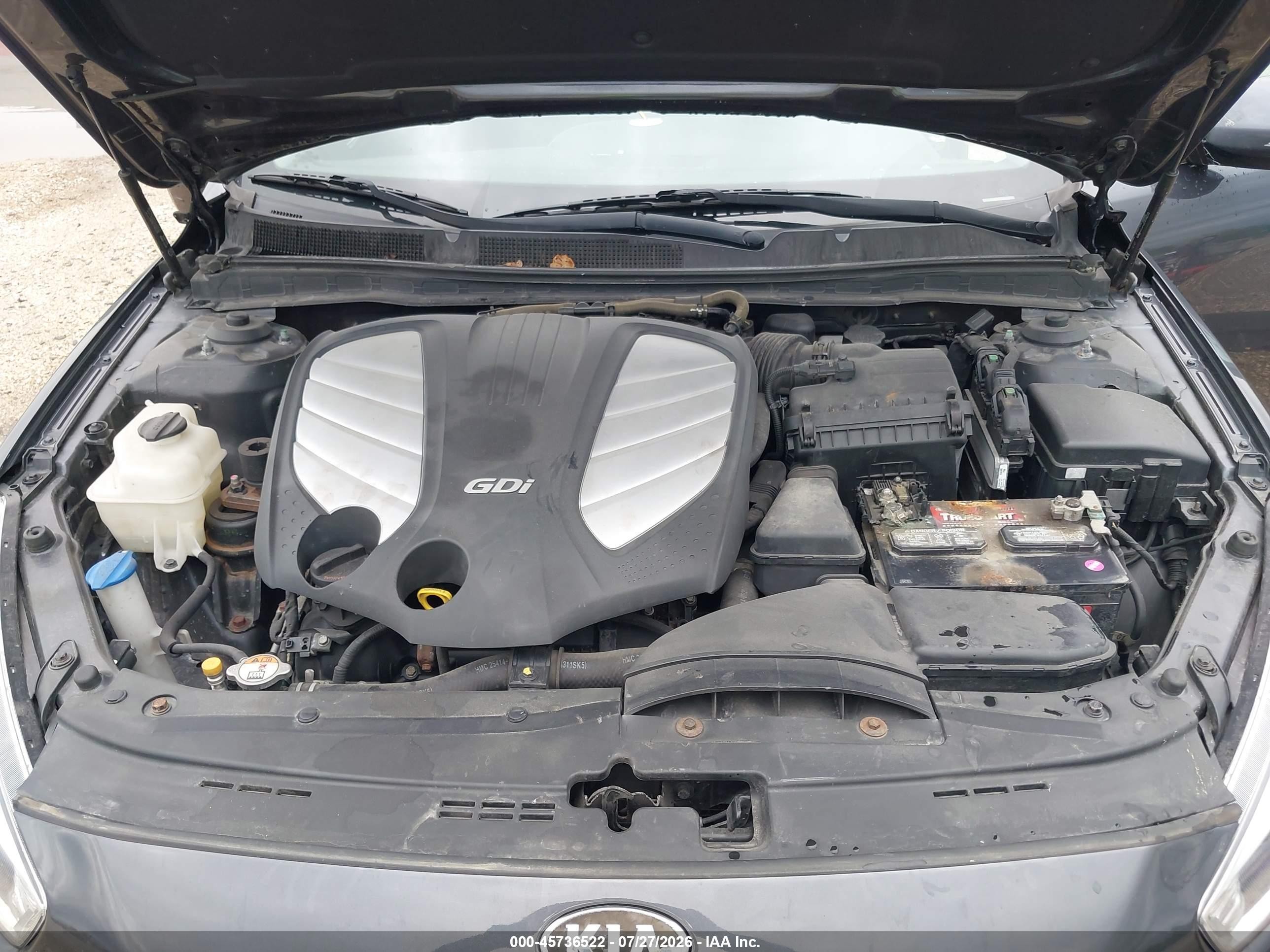 2015 Kia Cadenza Premium Black vin: KNALN4D76F5169395
