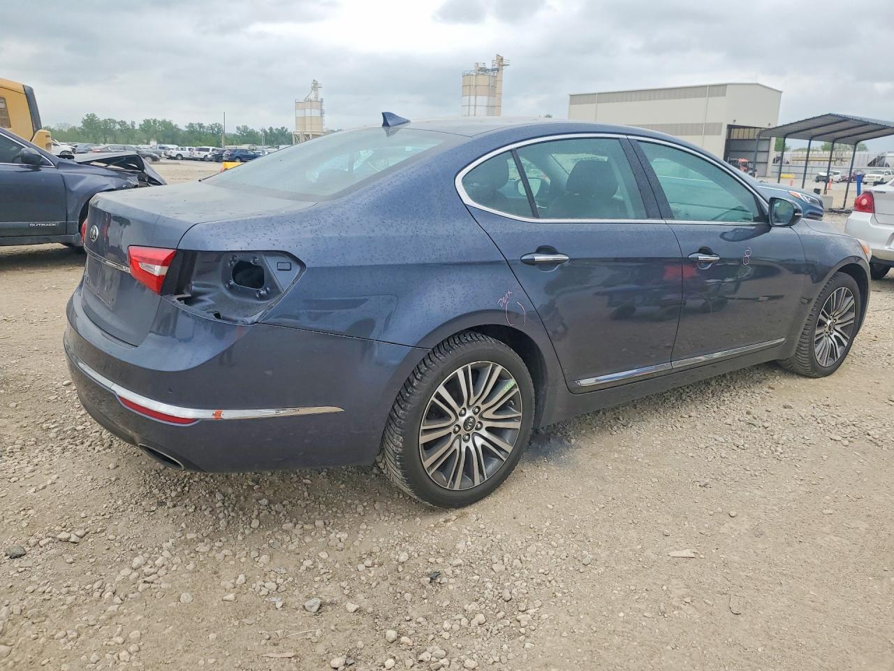 2015 Kia Cadenza Premium Blue vin: KNALN4D76F5171907