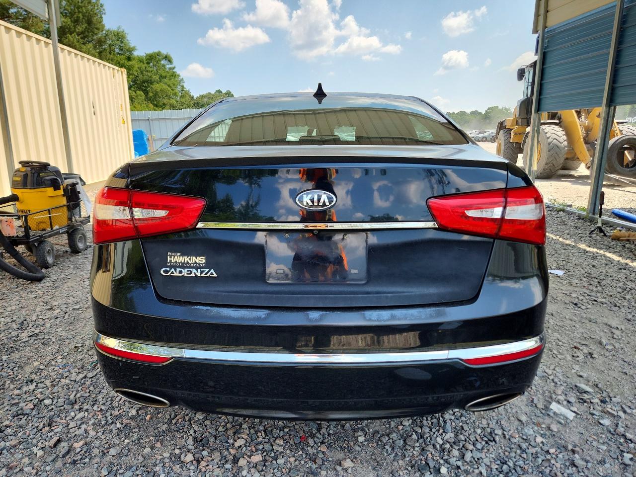 2016 Kia Cadenza Luxury Черный vin: KNALN4D76G5221383