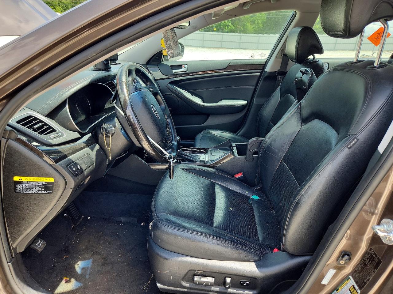 2014 Kia Cadenza Premium Коричневый vin: KNALN4D77E5120463