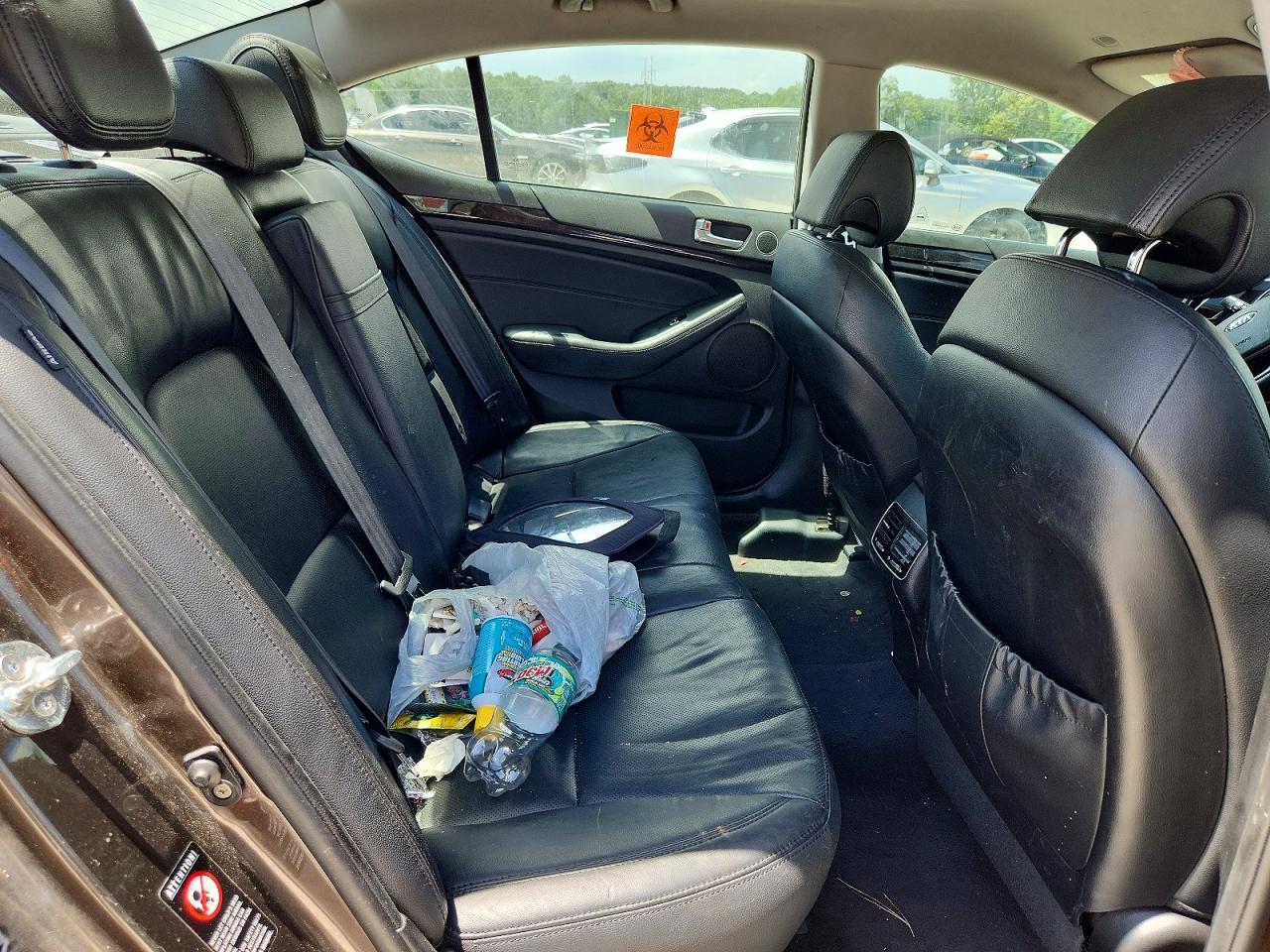 2014 Kia Cadenza Premium Коричневый vin: KNALN4D77E5120463