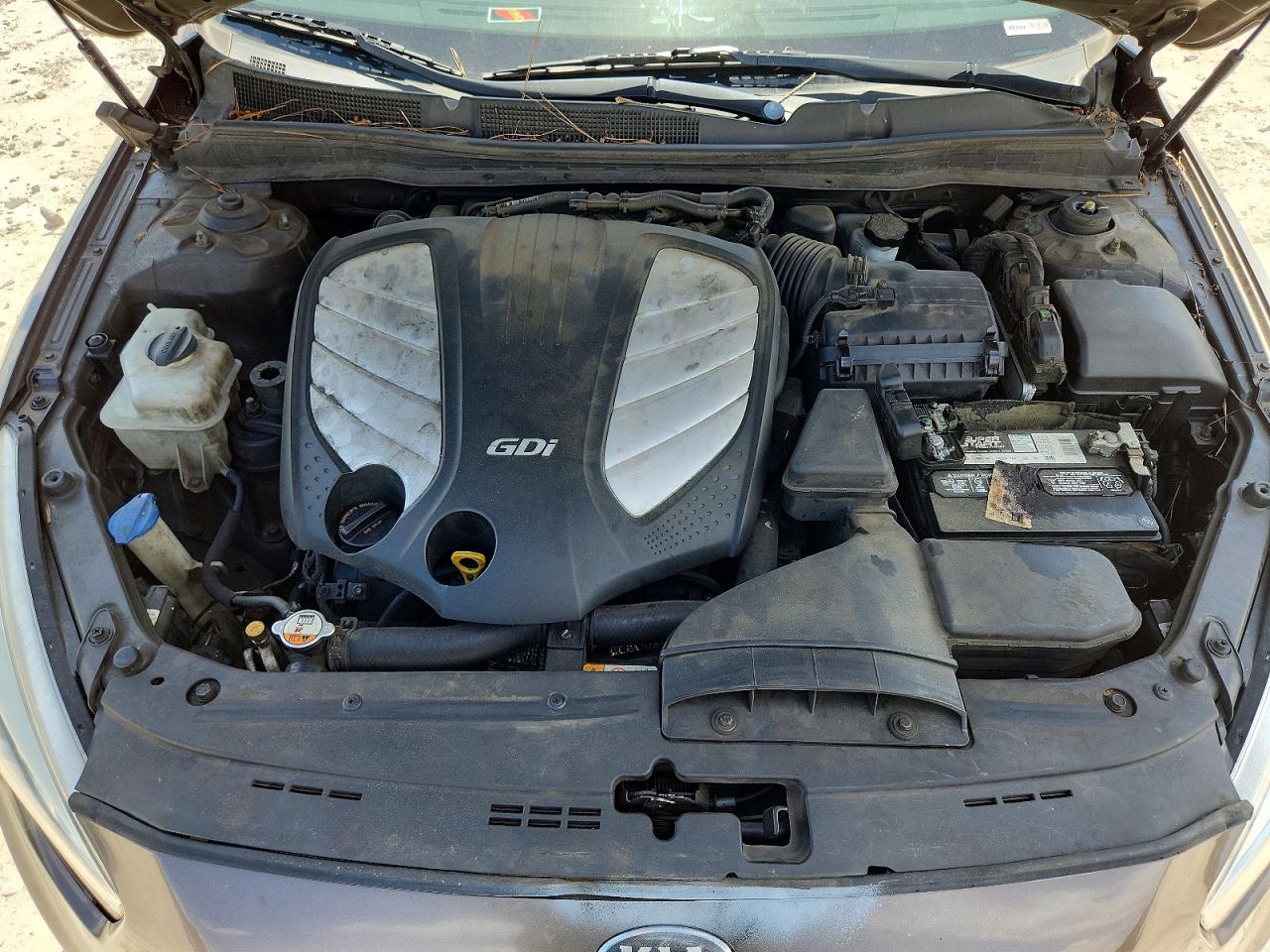 2014 Kia Cadenza Premium Коричневый vin: KNALN4D77E5120463