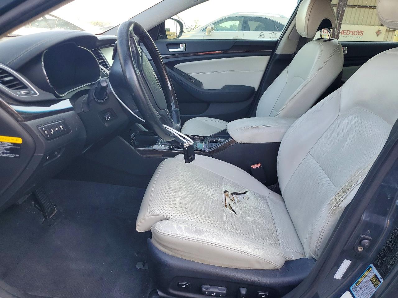 2014 Kia Cadenza Premium Charcoal vin: KNALN4D77E5122486