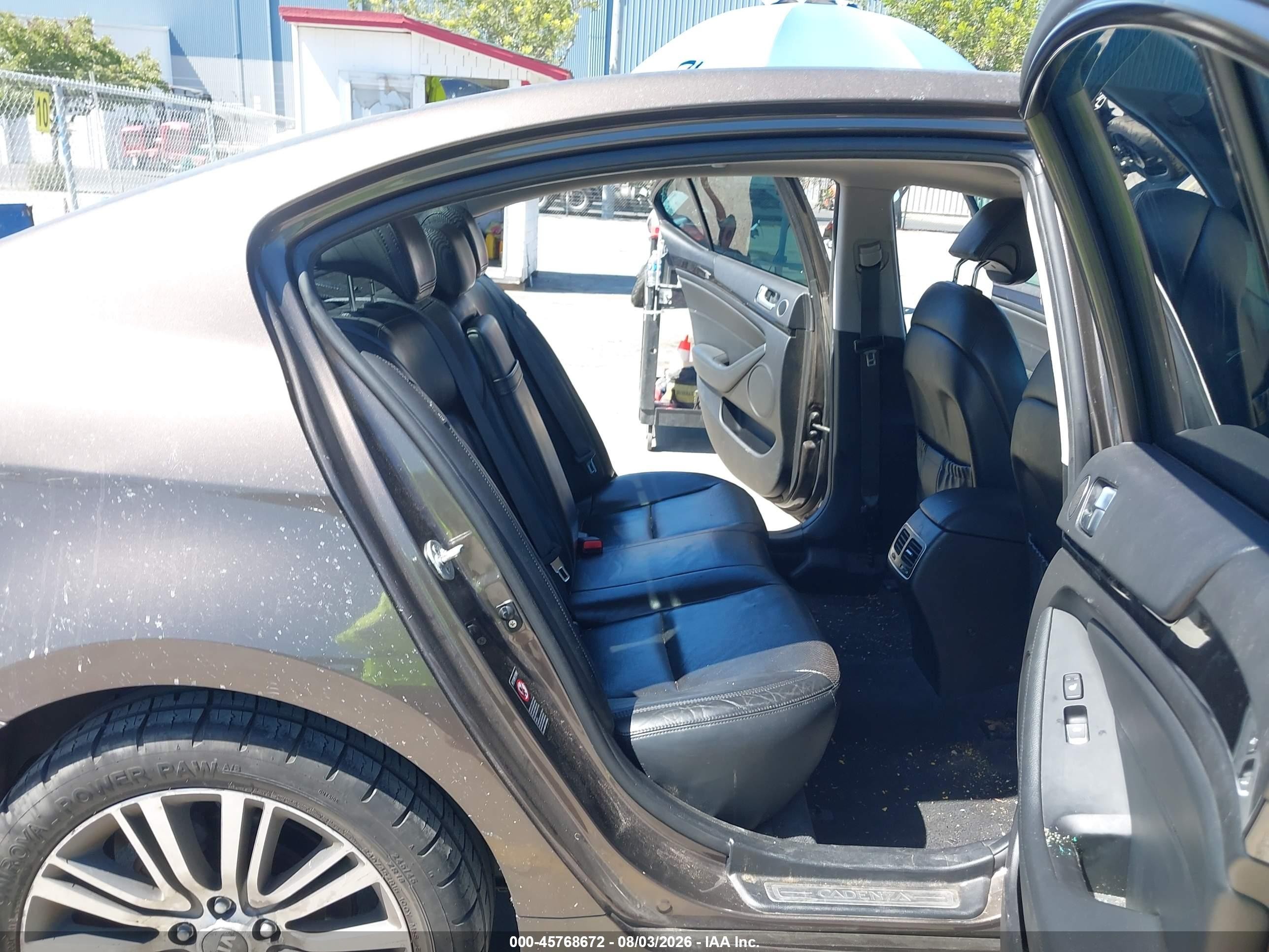 2014 Kia Cadenza Premium Dark Brown vin: KNALN4D77E5124240