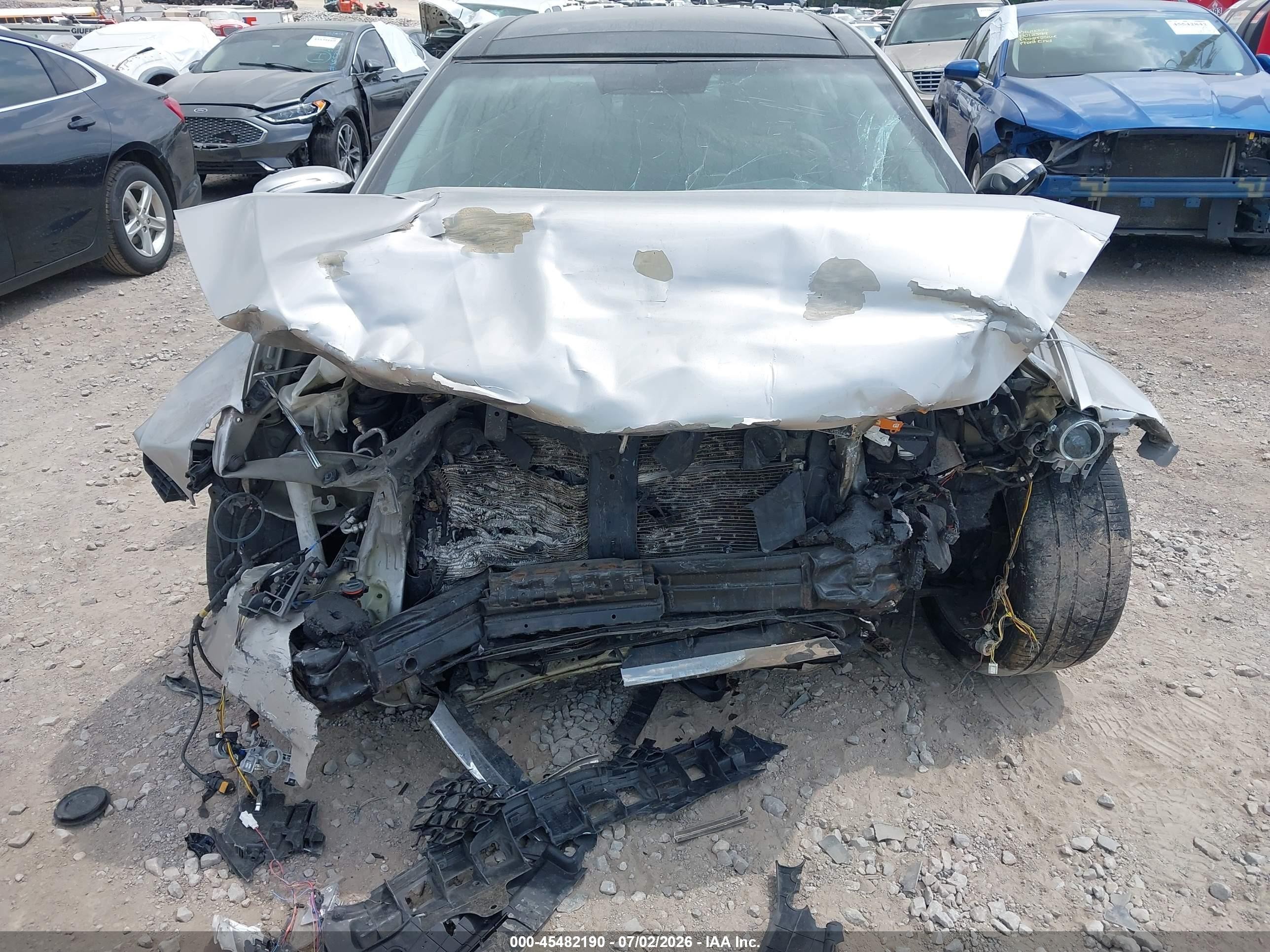 2014 Kia Cadenza Premium Желто-коричневый vin: KNALN4D77E5153818