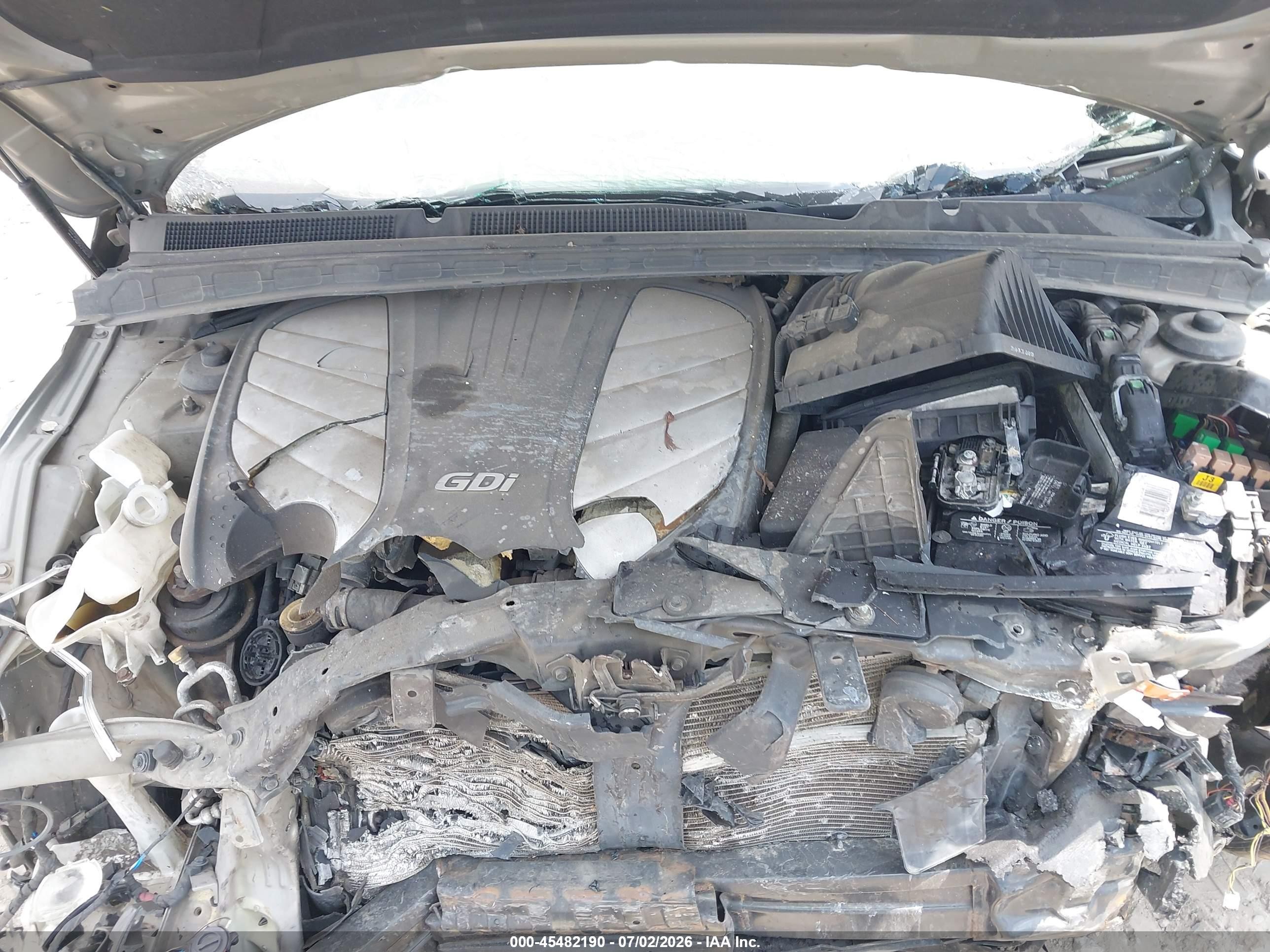 2014 Kia Cadenza Premium Желто-коричневый vin: KNALN4D77E5153818