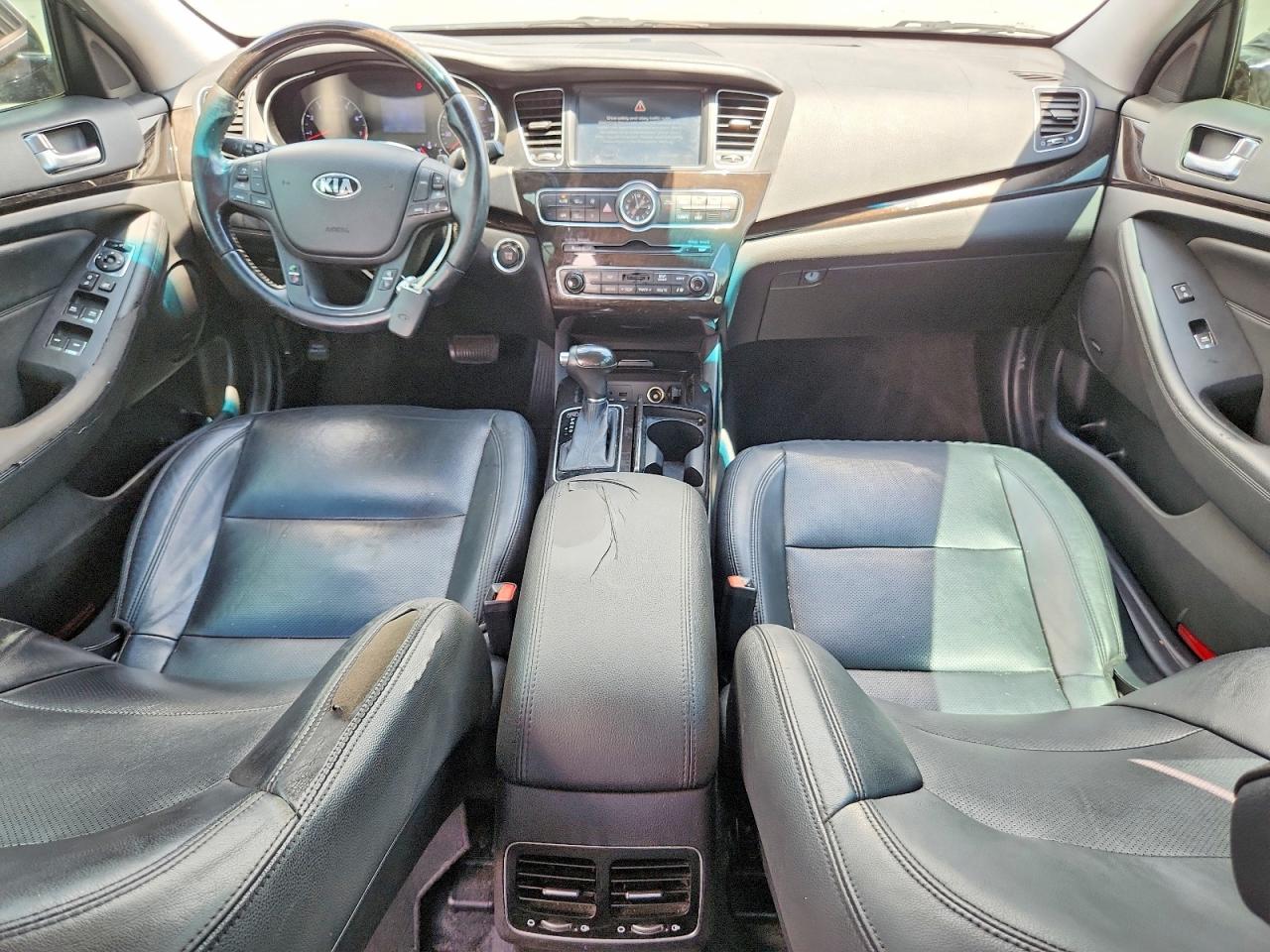 2014 Kia Cadenza Premium Black vin: KNALN4D77E5165595