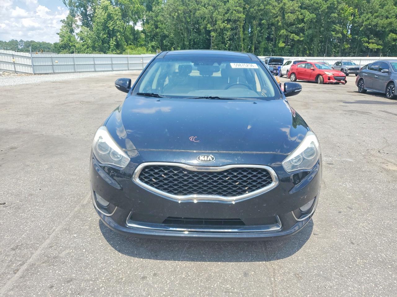 2015 Kia Cadenza Premium Black vin: KNALN4D77F5177604