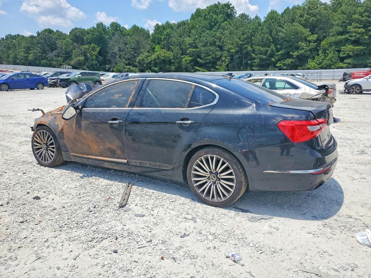 2014 Kia Cadenza Premium Черный vin: KNALN4D78E5130239