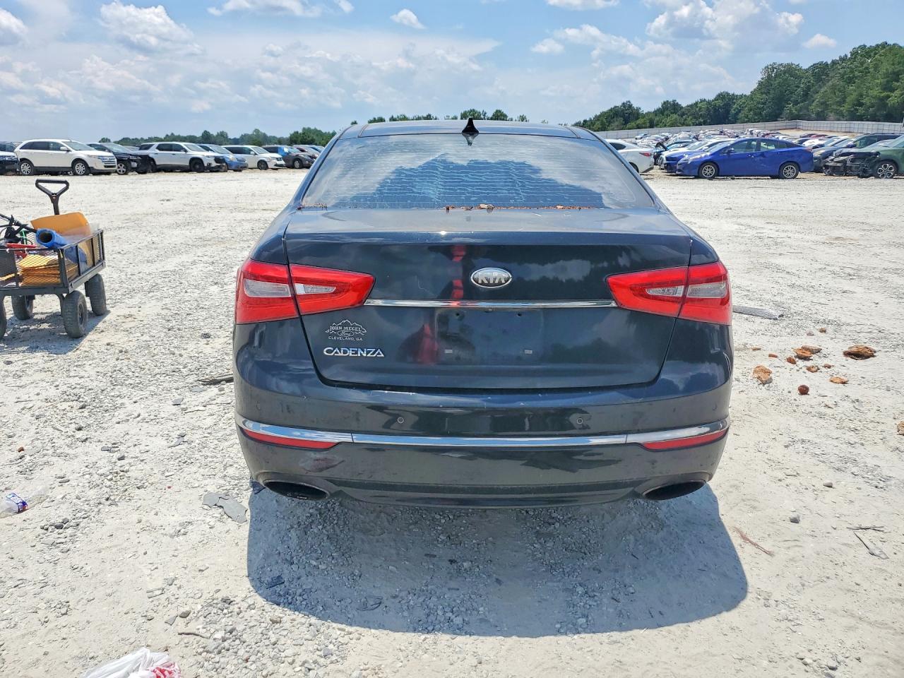 2014 Kia Cadenza Premium Черный vin: KNALN4D78E5130239