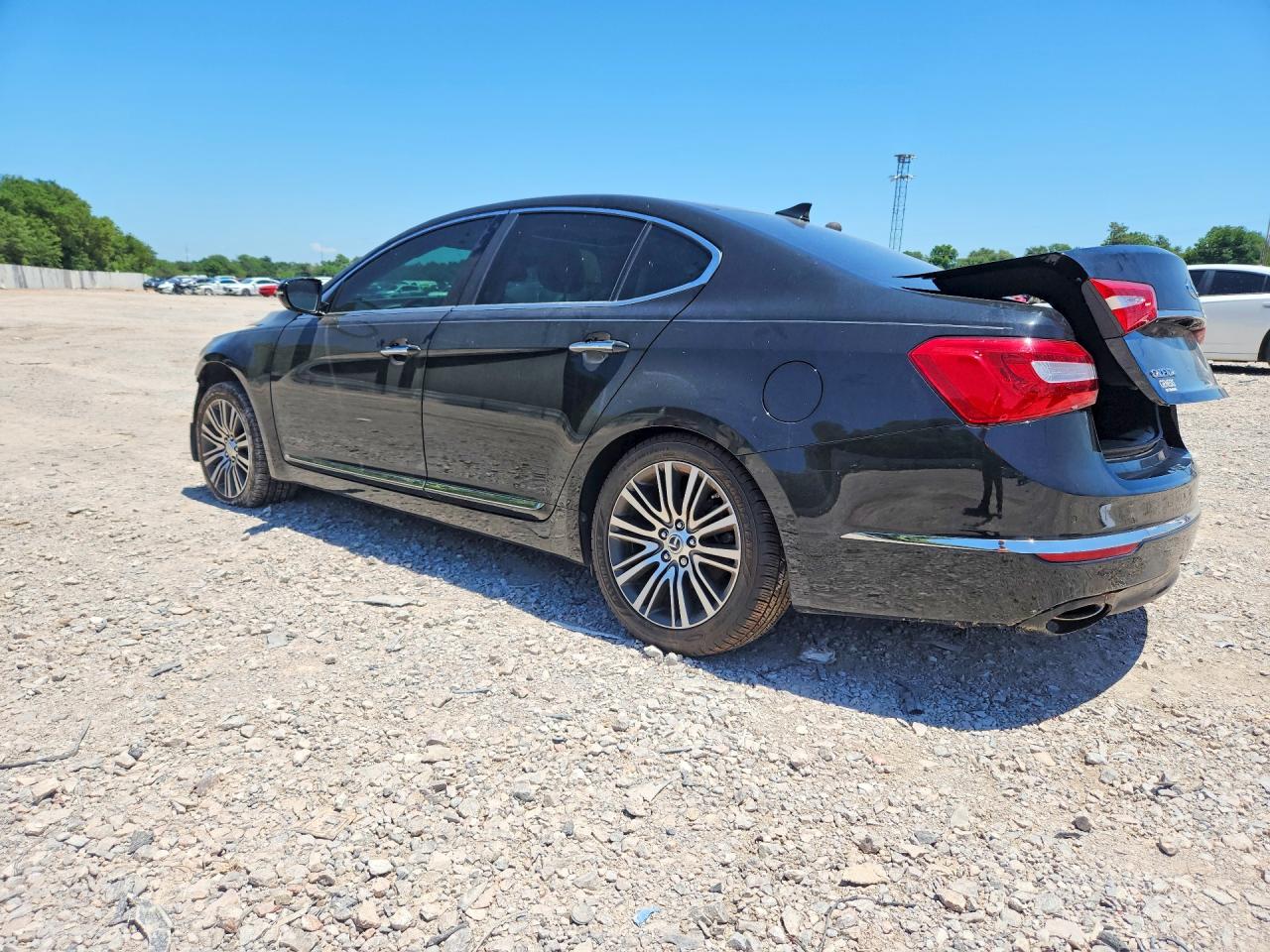 2014 Kia Cadenza Premium Black vin: KNALN4D78E5135103