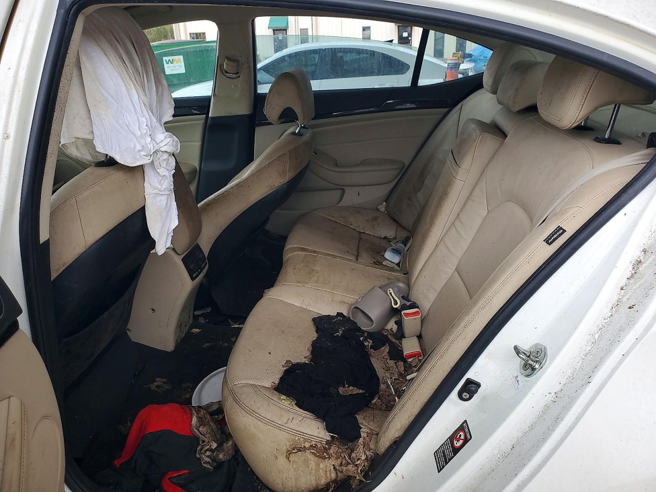 2014 Kia Cadenza Premium White vin: KNALN4D78E5162379