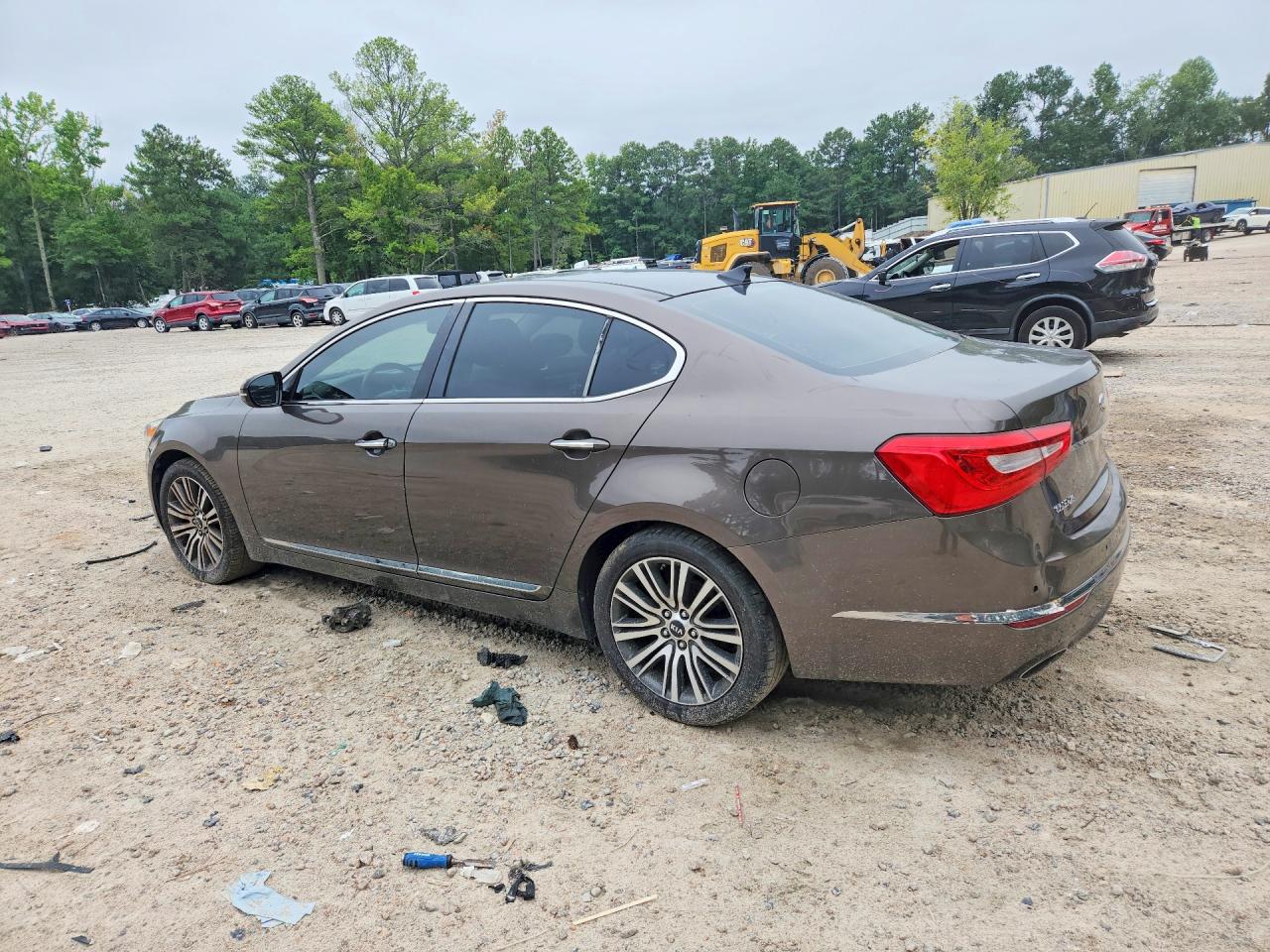 2014 Kia Cadenza Premium Коричневый vin: KNALN4D79E5126278