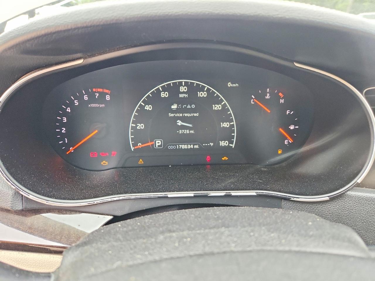 2014 Kia Cadenza Premium Коричневый vin: KNALN4D79E5126278