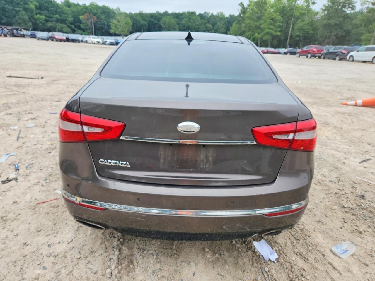 2014 Kia Cadenza Premium Коричневый vin: KNALN4D79E5126278