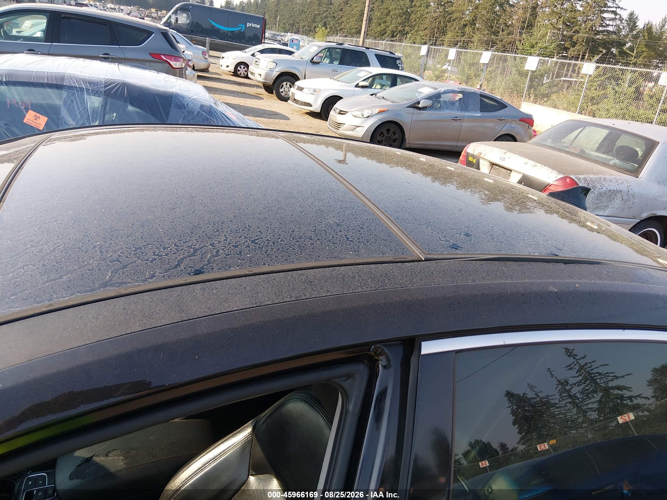 2014 Kia Cadenza Premium Black vin: KNALN4D79E5132212
