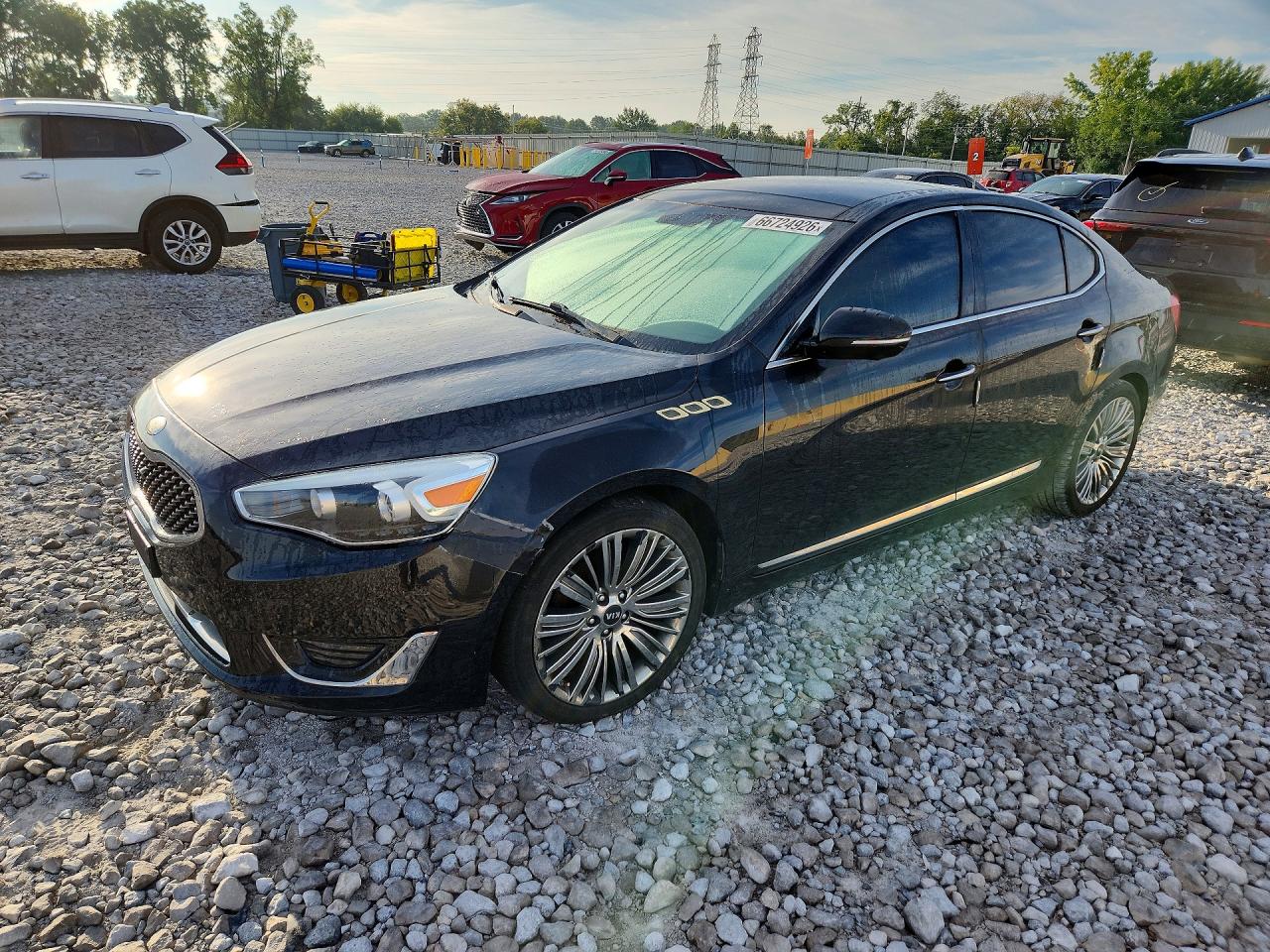 2016 Kia Cadenza Luxury Black vin: KNALN4D79G5212984