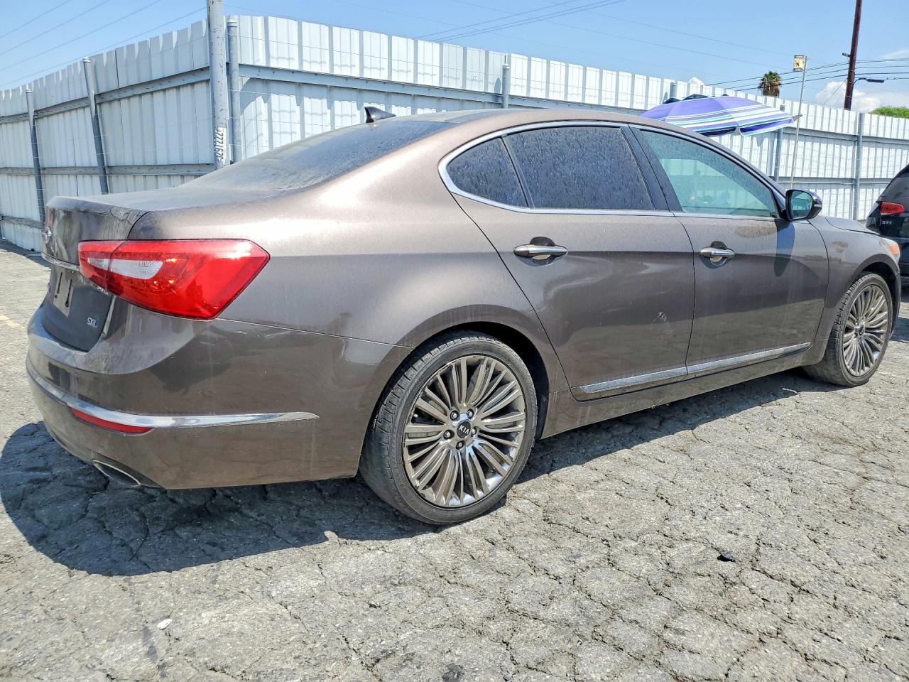 2014 Kia Cadenza Limited Gray vin: KNALN4D7XE5147981