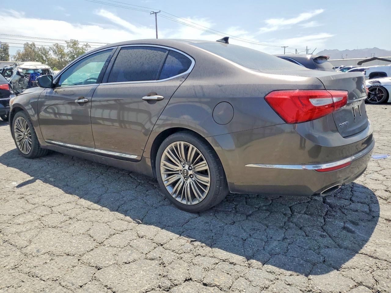 2014 Kia Cadenza Limited Gray vin: KNALN4D7XE5147981