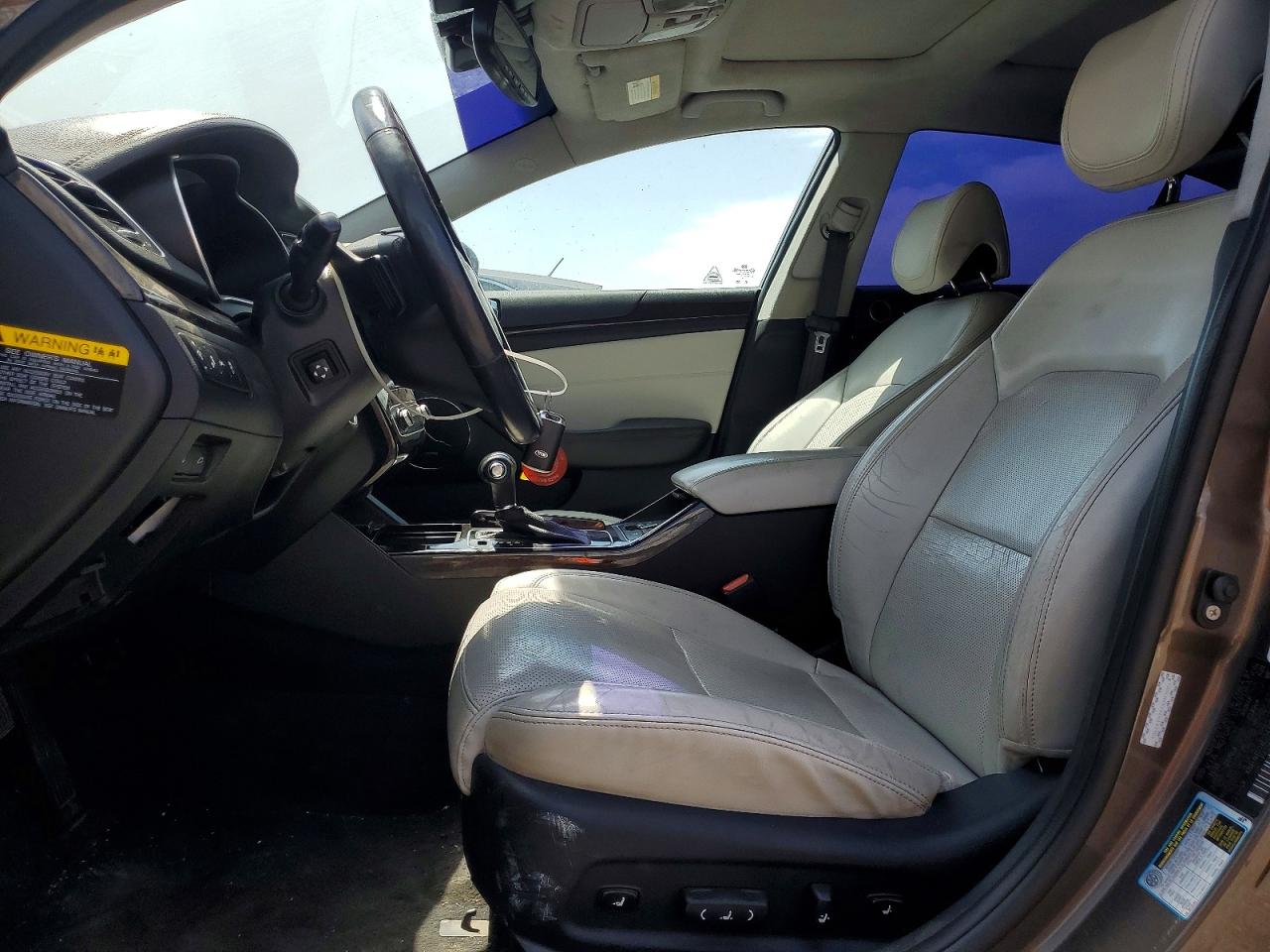 2014 Kia Cadenza Limited Gray vin: KNALN4D7XE5147981
